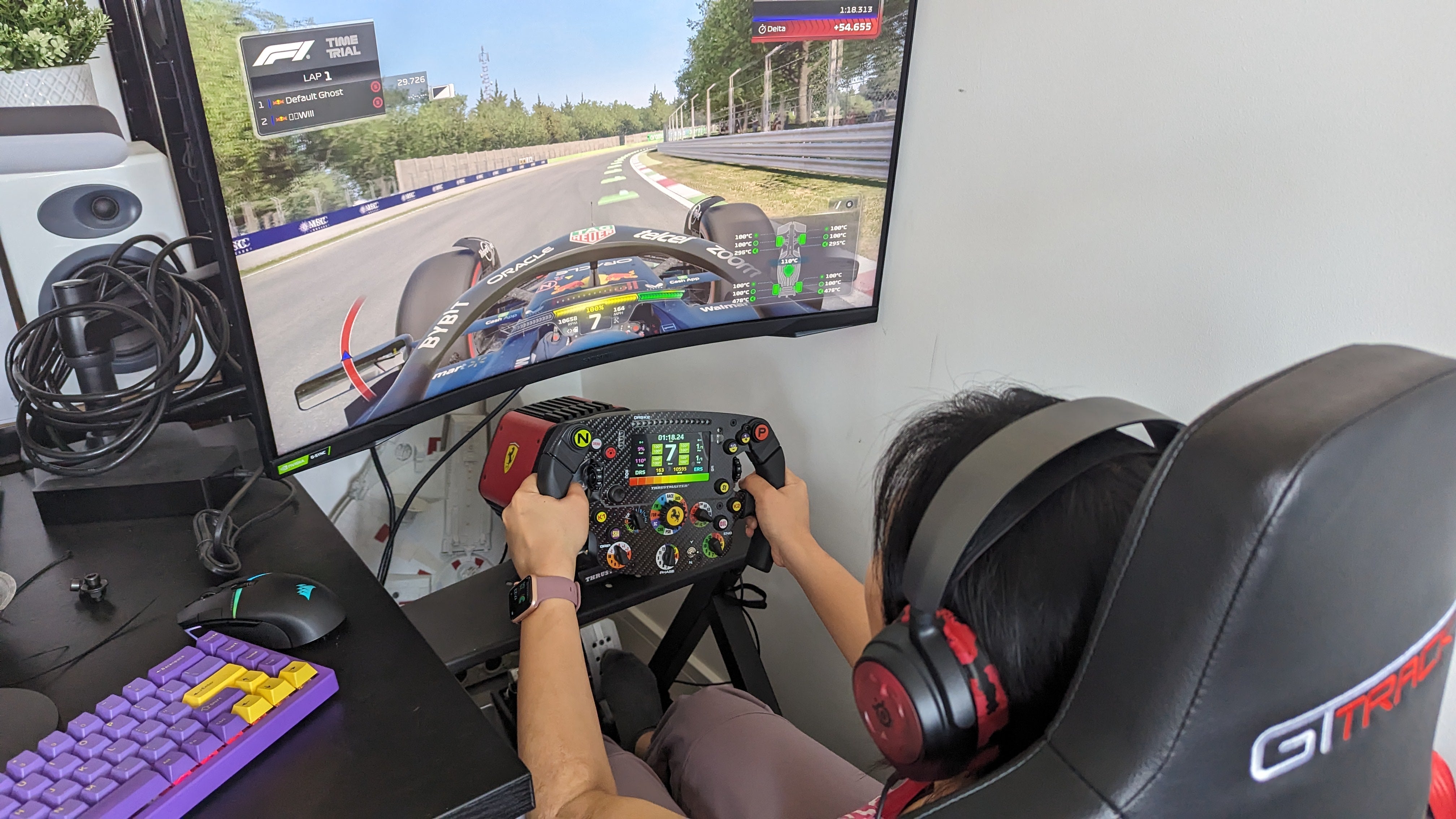 Thrustmaster T818 Ferrari SF1000 simulator review: the ultimate racing wheel for Ferrari F1 fans