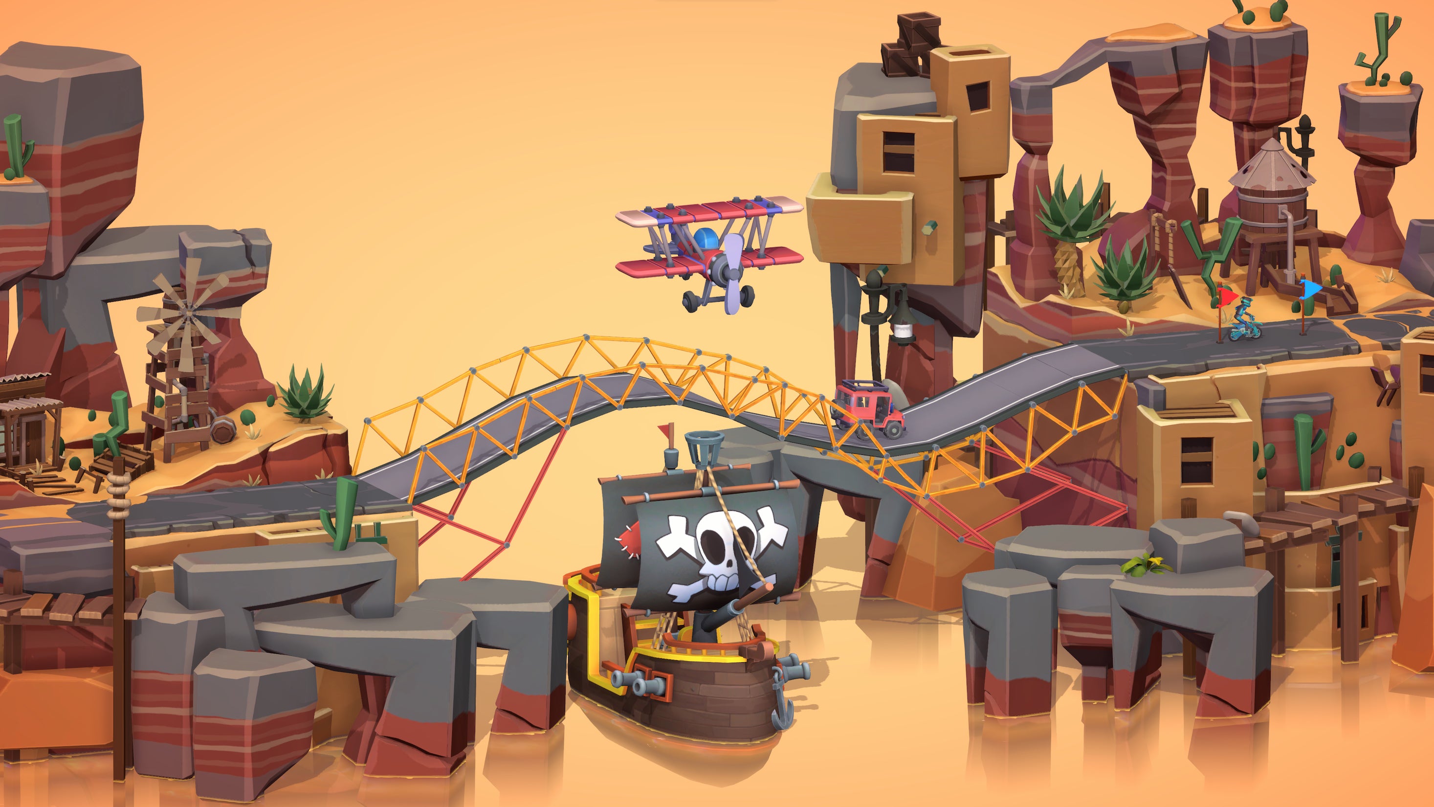 Goofy bridge-builder Poly Bridge 3 is coming in May