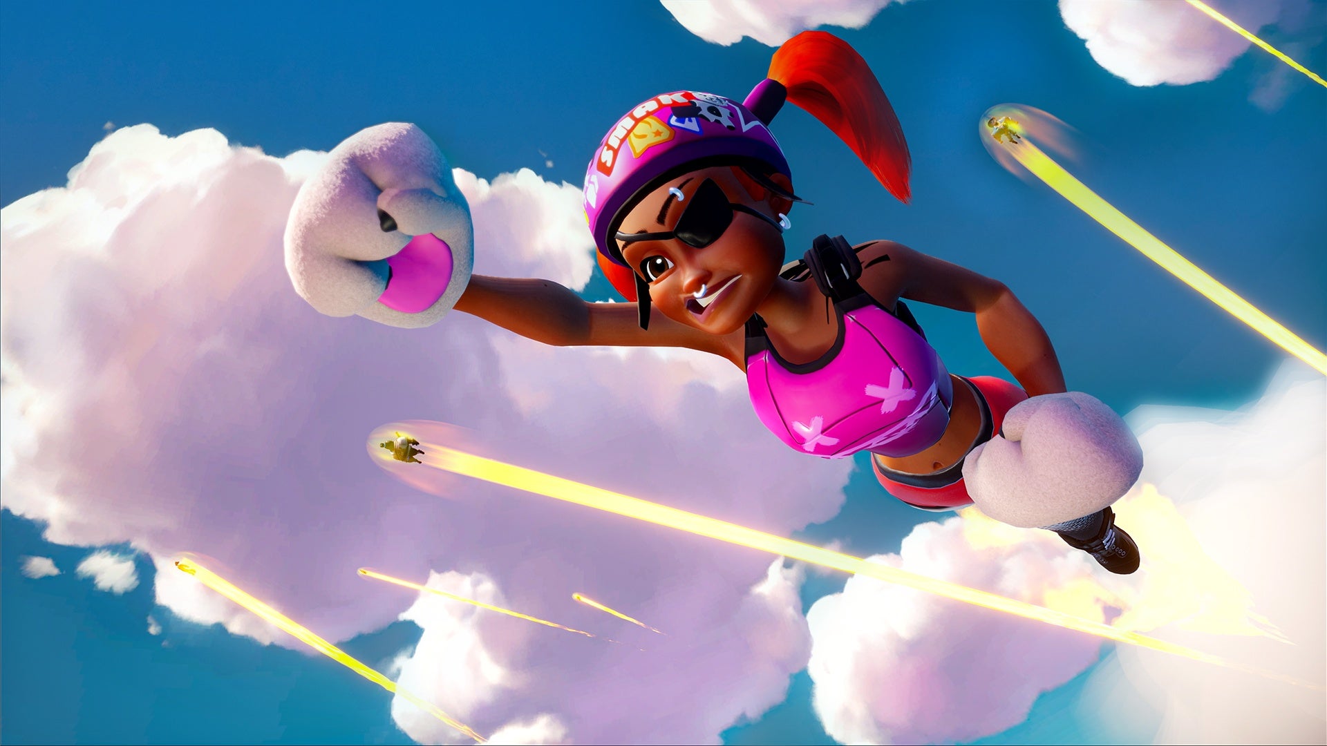 Battle royale brawler Rumbleverse launches from its cannon on August 11th