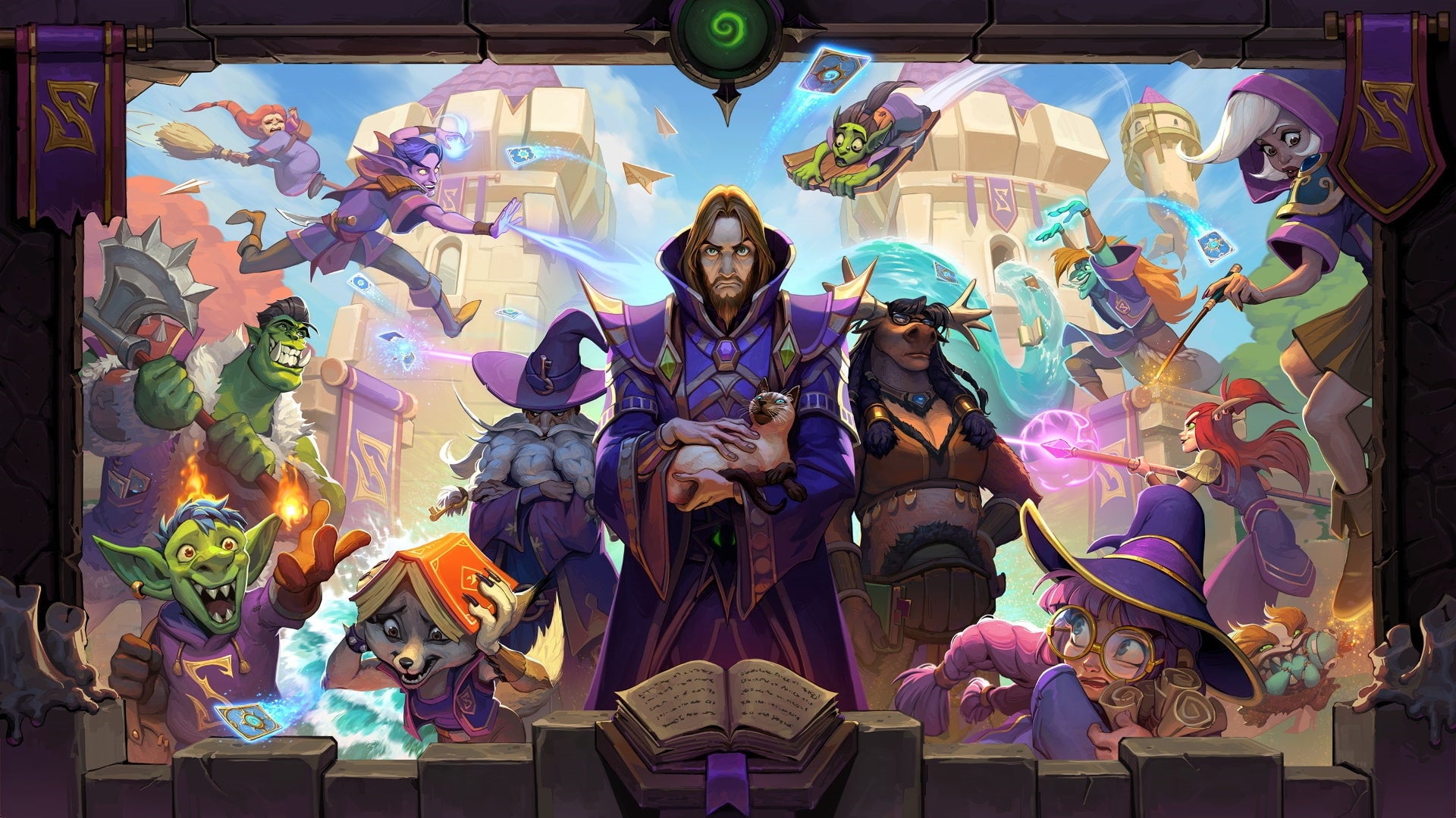 Hearthstone Transfer Student - all effects with different game boards