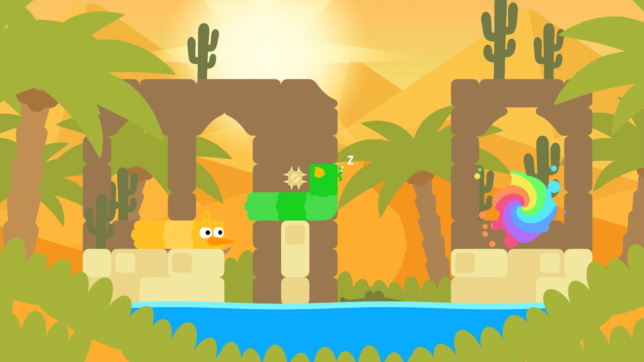 Snakebird Complete is a dazzler - and its map is just ingenious