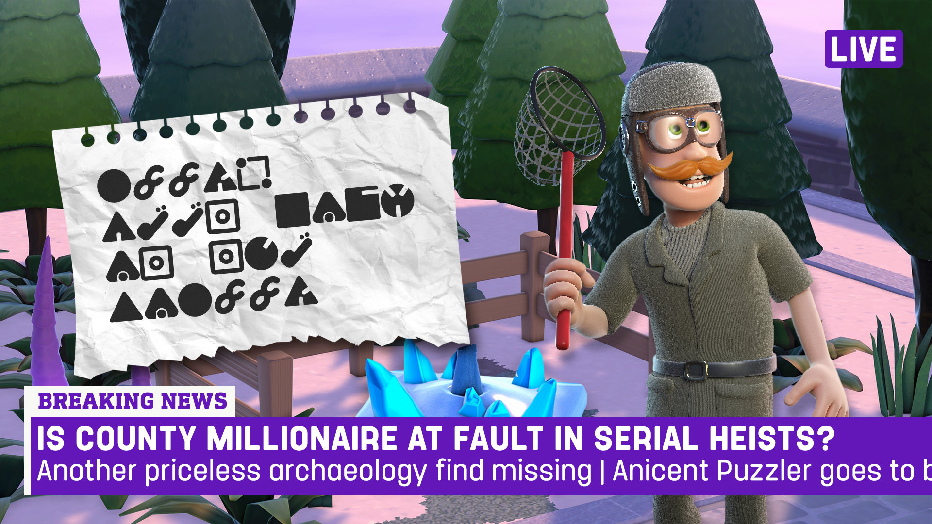Two Point Campus and Hospital team teases next project with a mysterious artefact heist