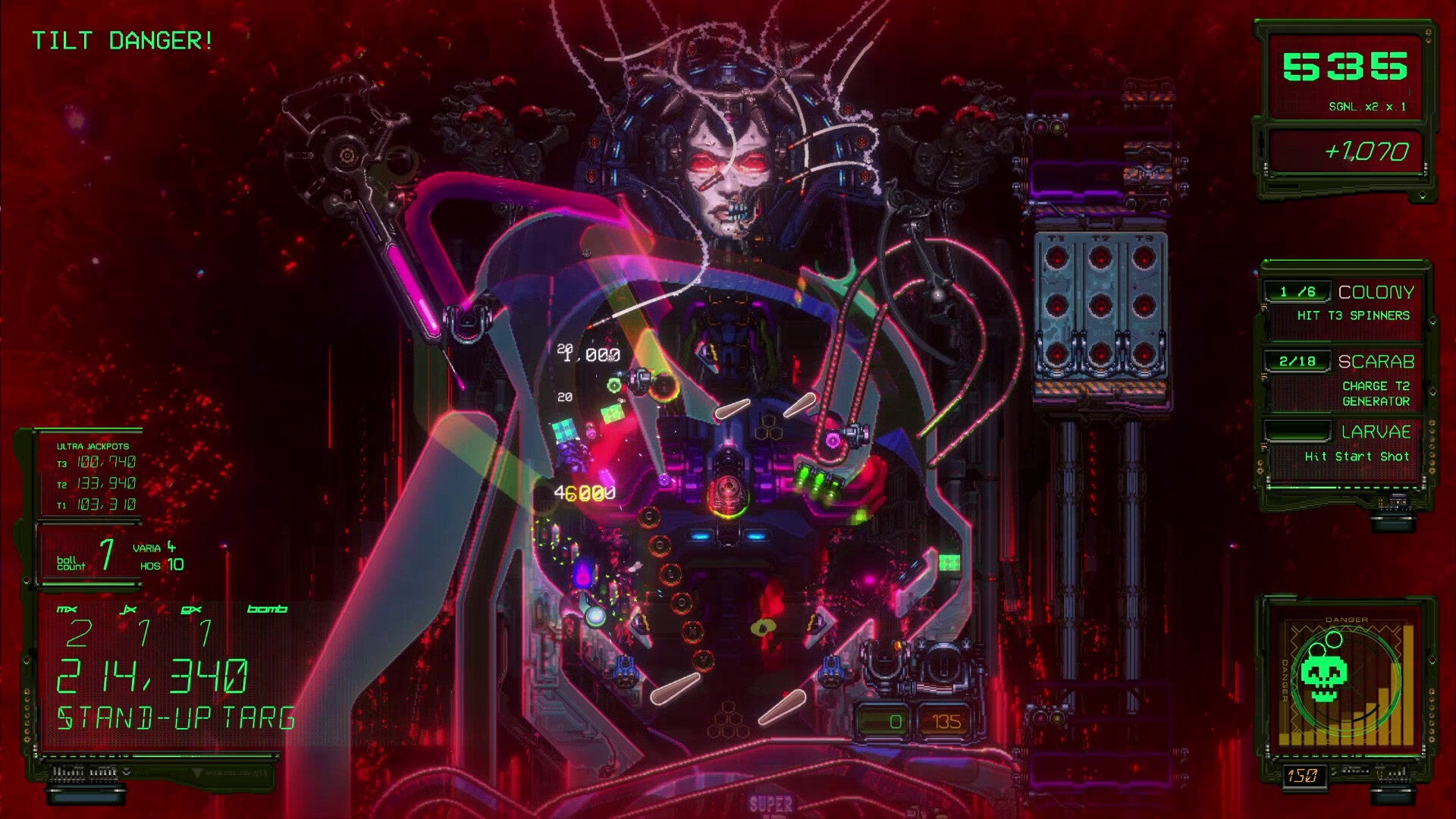 Occult pinball game Demon's Tilt is getting a sci-fi sequel