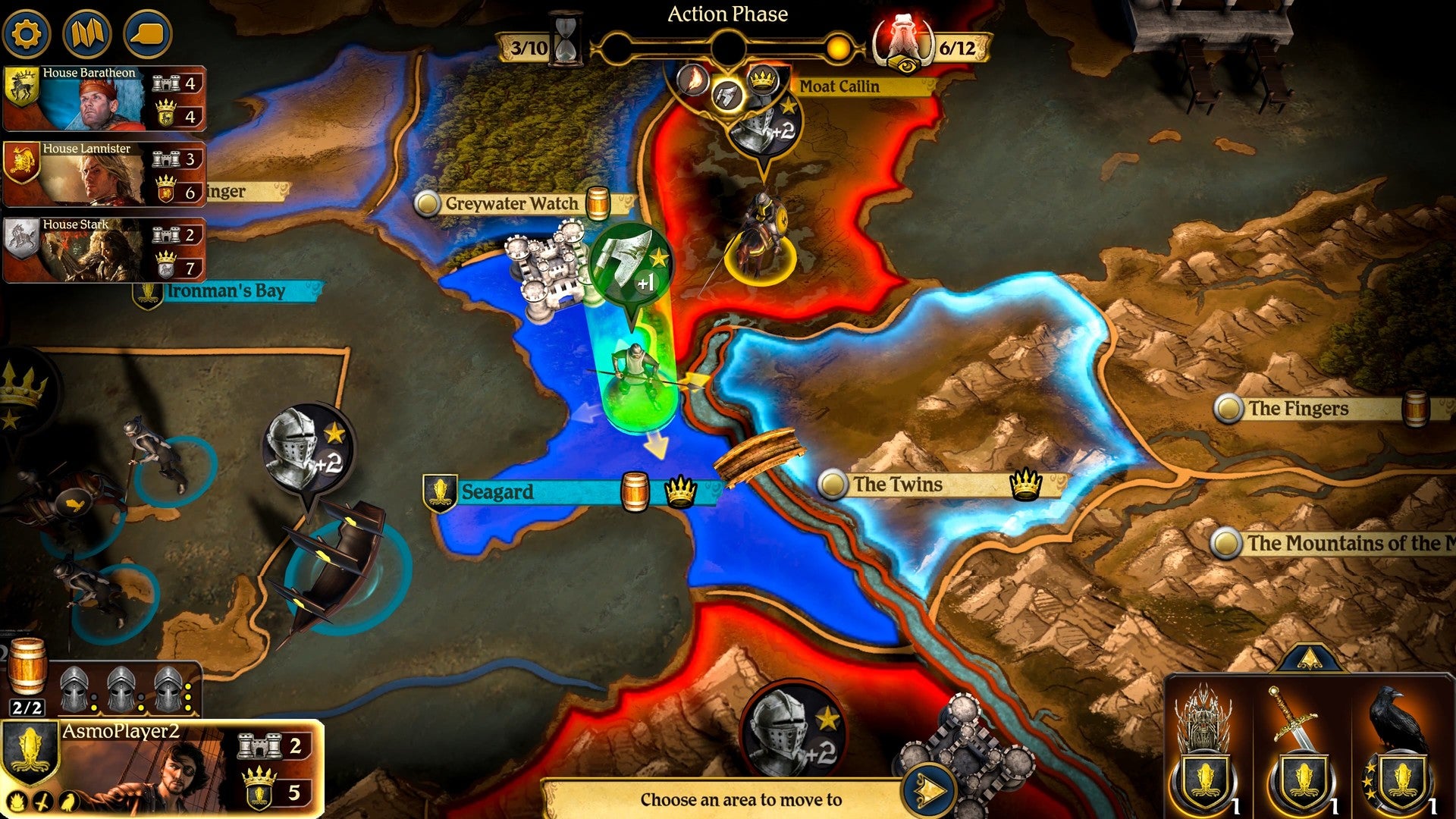The incredible Game Of Thrones board game is now available on Steam