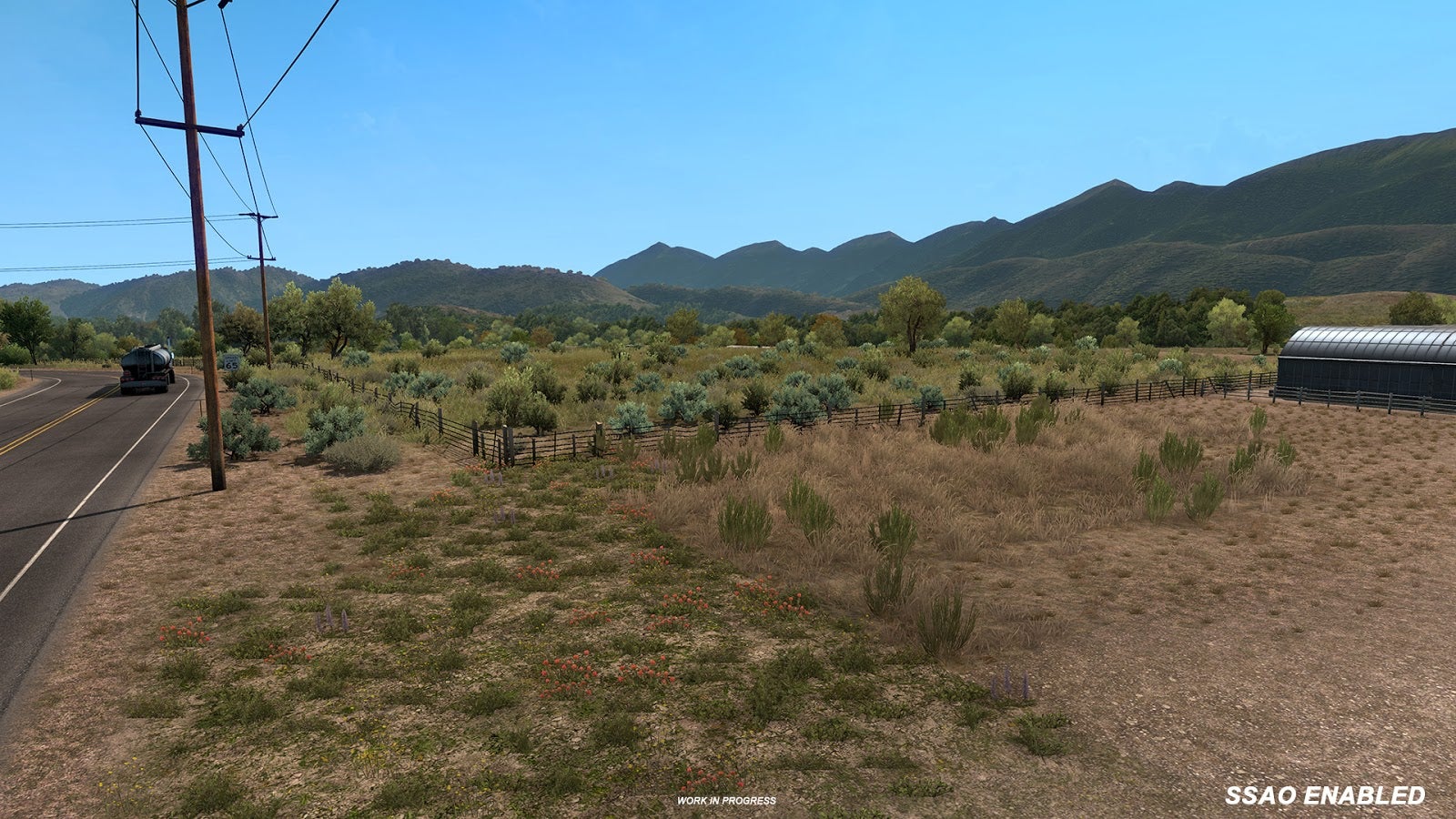 American Truck Simulator new SSAO isn't huge, but it's nice