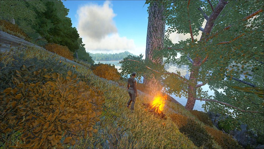 This ARK: Survival Evolved mod adds a 65 square kilometer map of islands