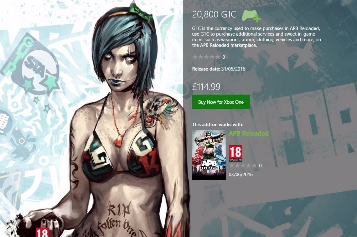 APB Reloaded hits Xbox One - with a £115 "micro"-transaction