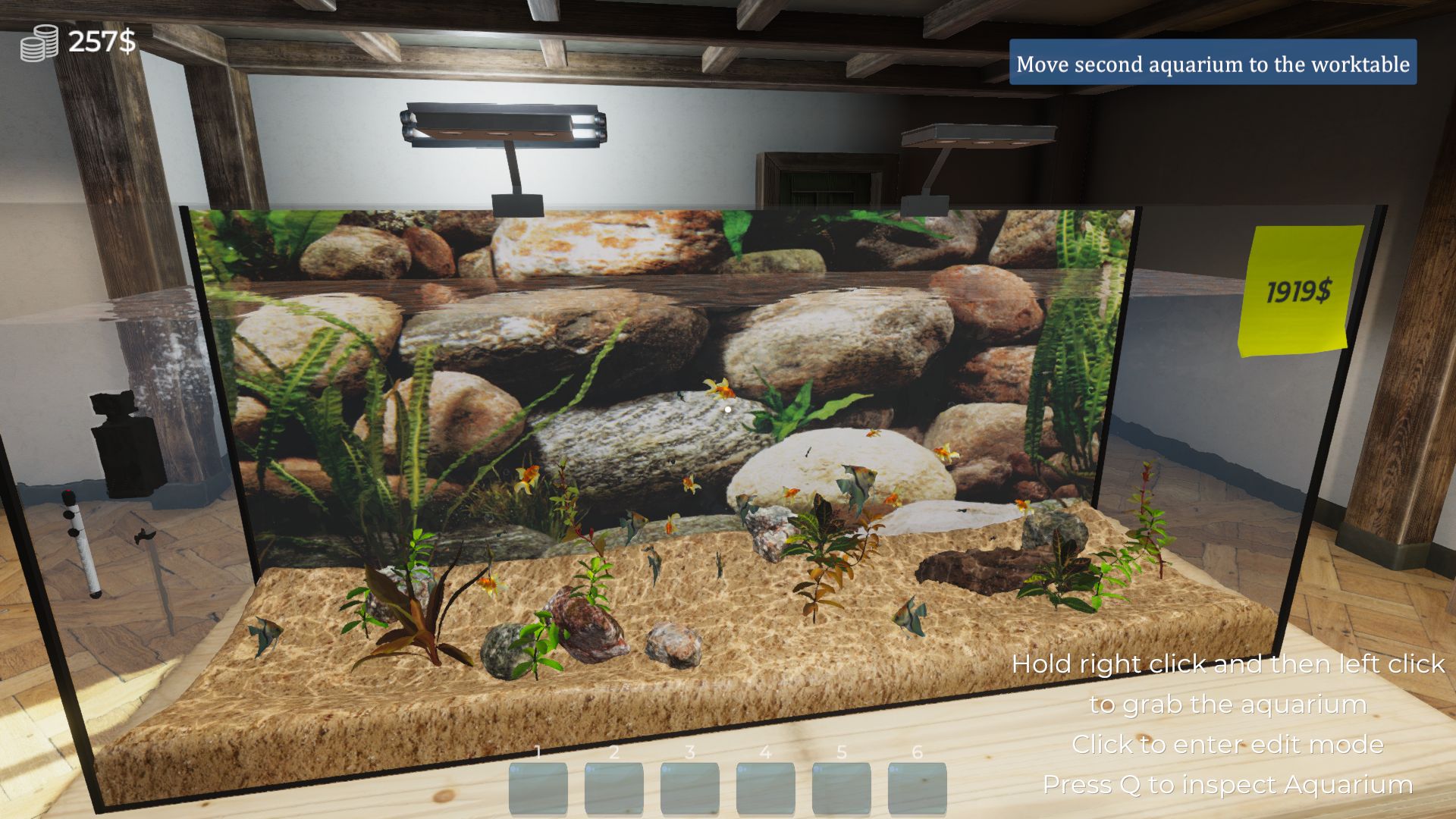 I want to tell you more about my favourite weird aquarium game, but it has trapped me in my dad's basement