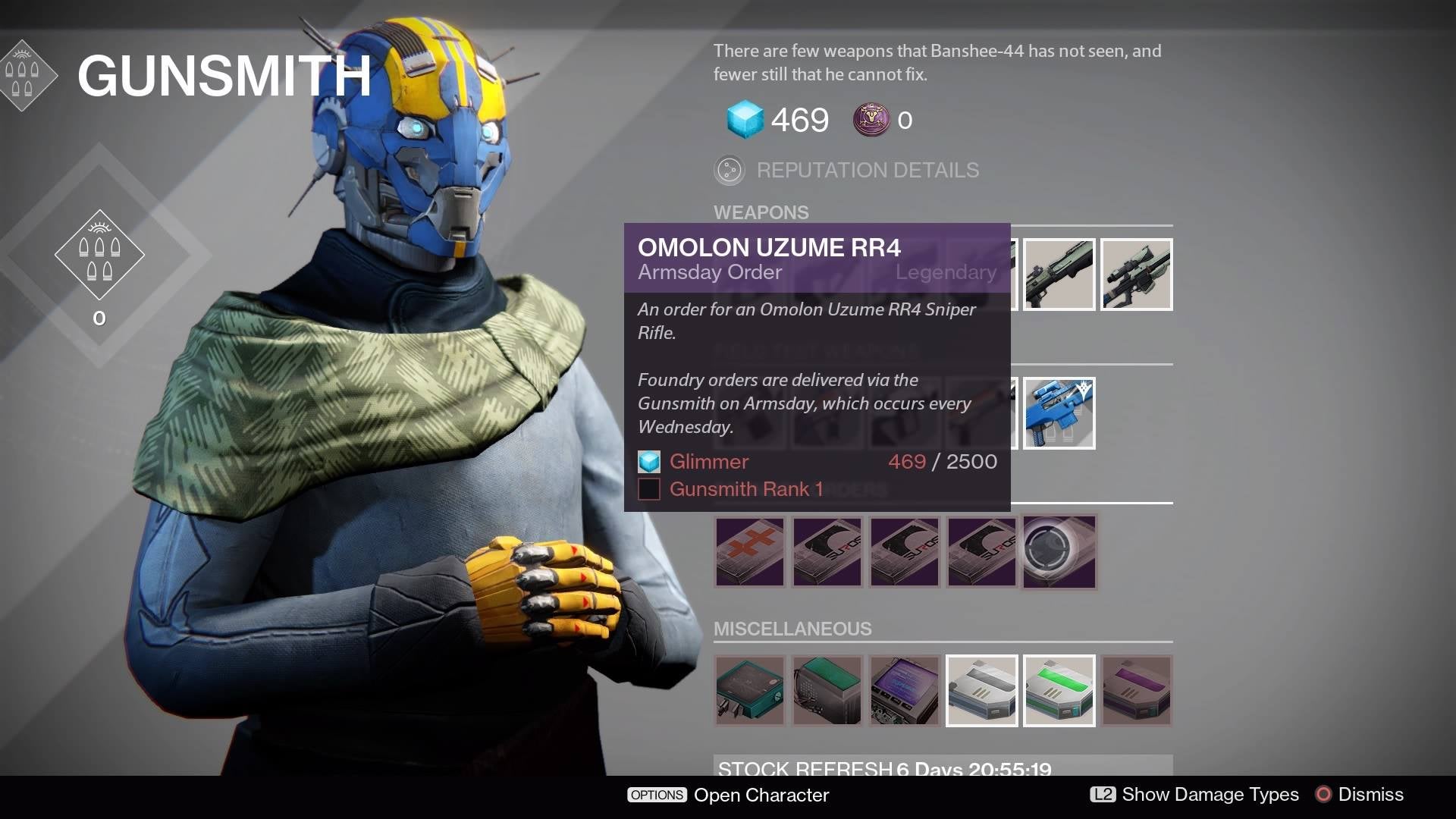 Destiny Armsday reset for October 7, Foundry Orders and Test Weapons detailed