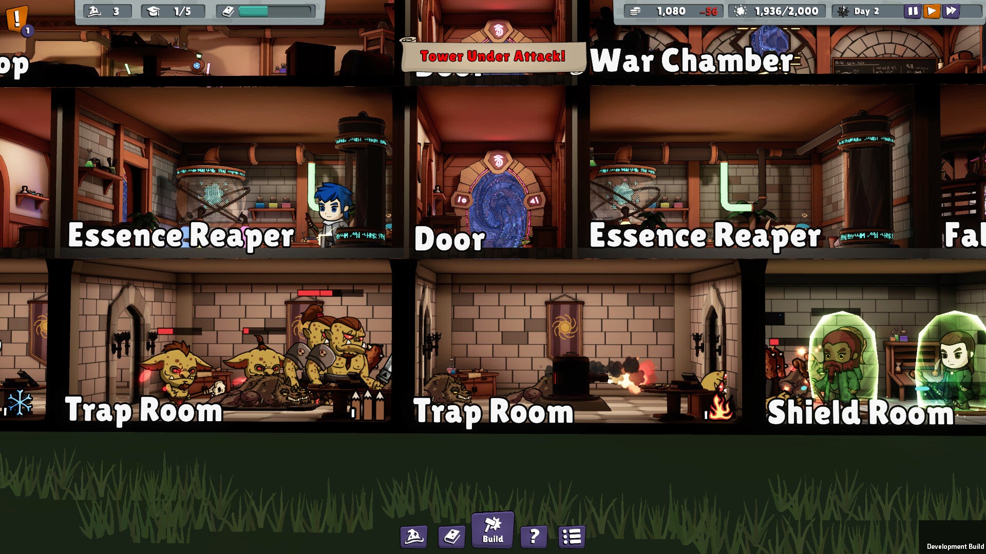 Artificer's Tower is a magical tower defence game with just one, really big, tower