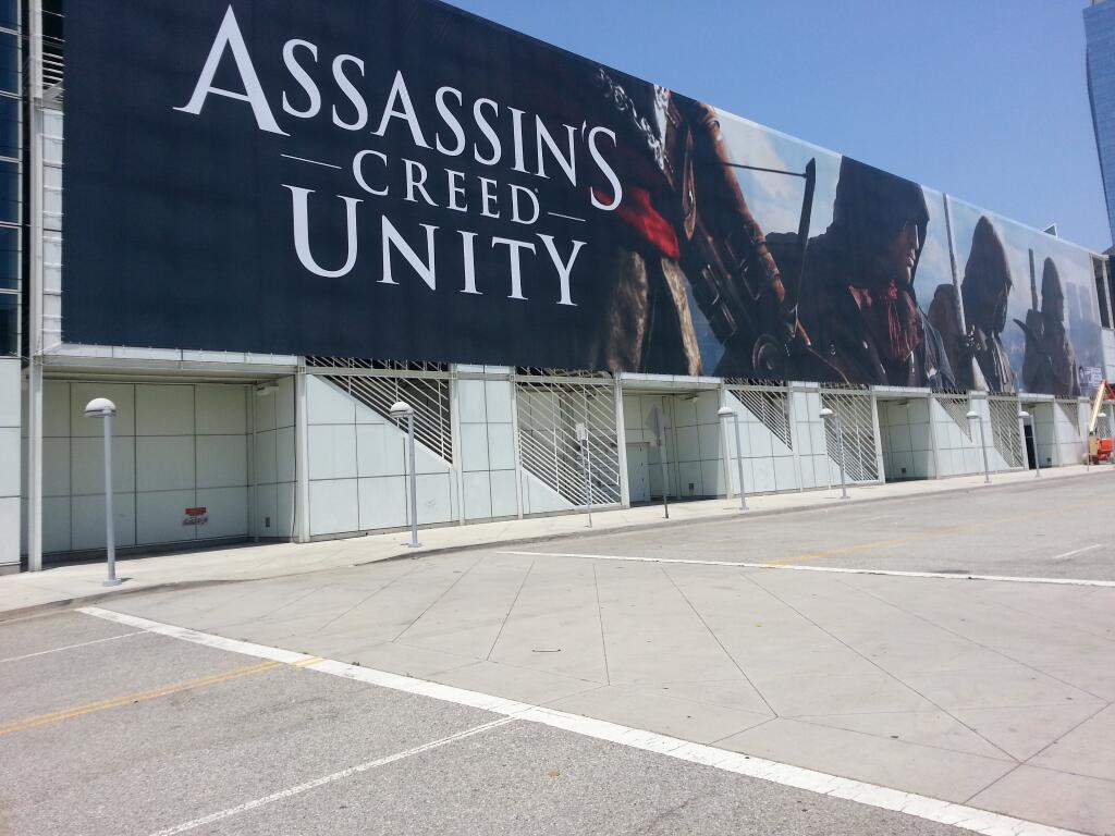 It's a stretch, but this E3 poster may confirm Assassin's Creed: Unity's co-op