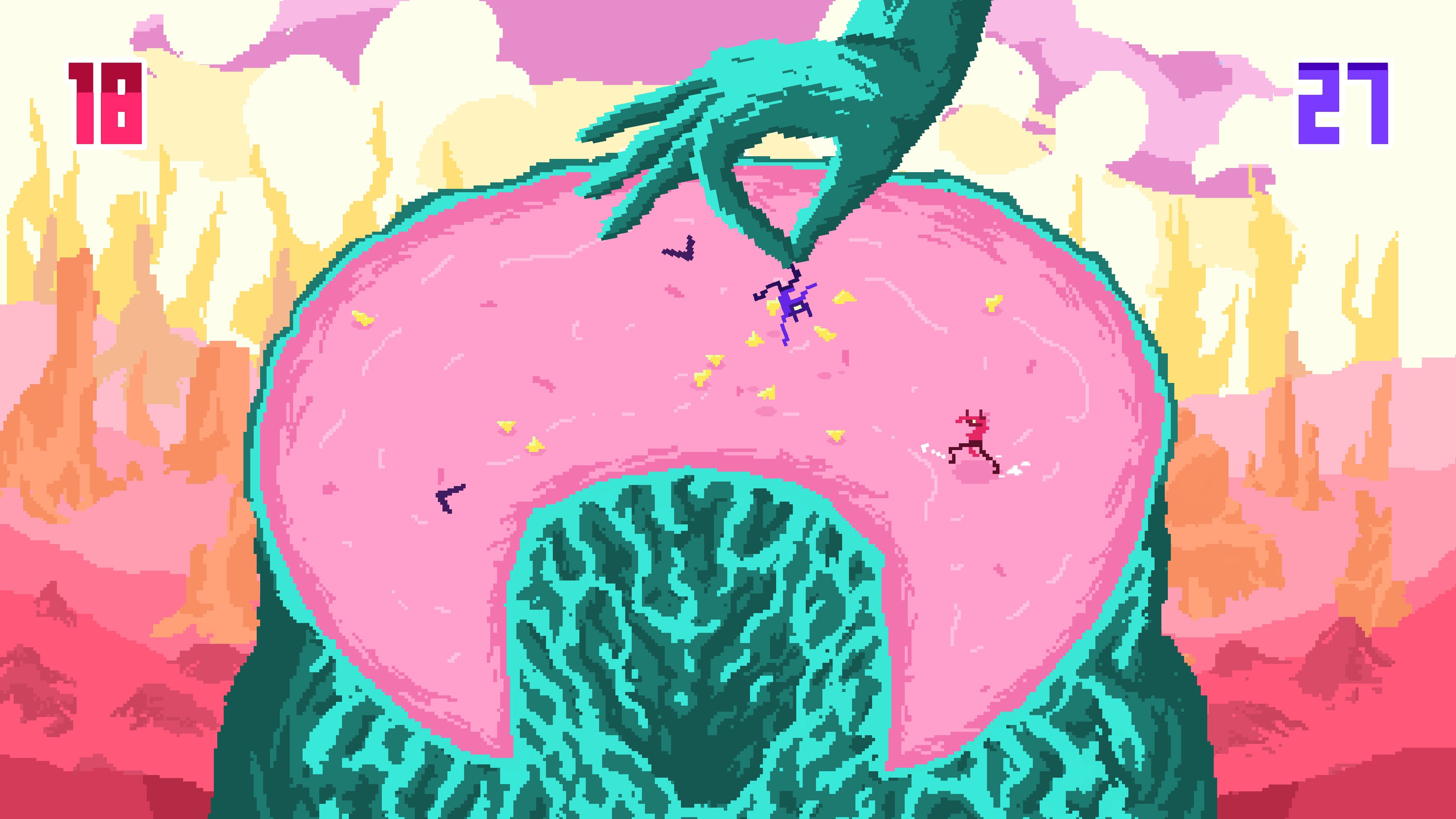 Please a giant goddess with boomerang fights in Bamerang