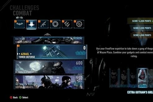 Batman: Arkham Knight's combat challenges get character select today