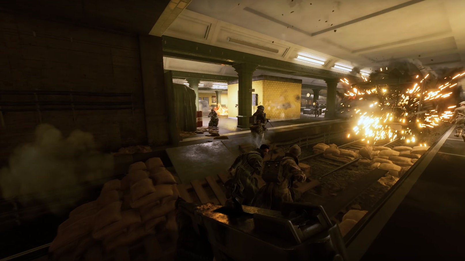 Metro's subway bloodbath is back in Battlefield V's Operation Underground