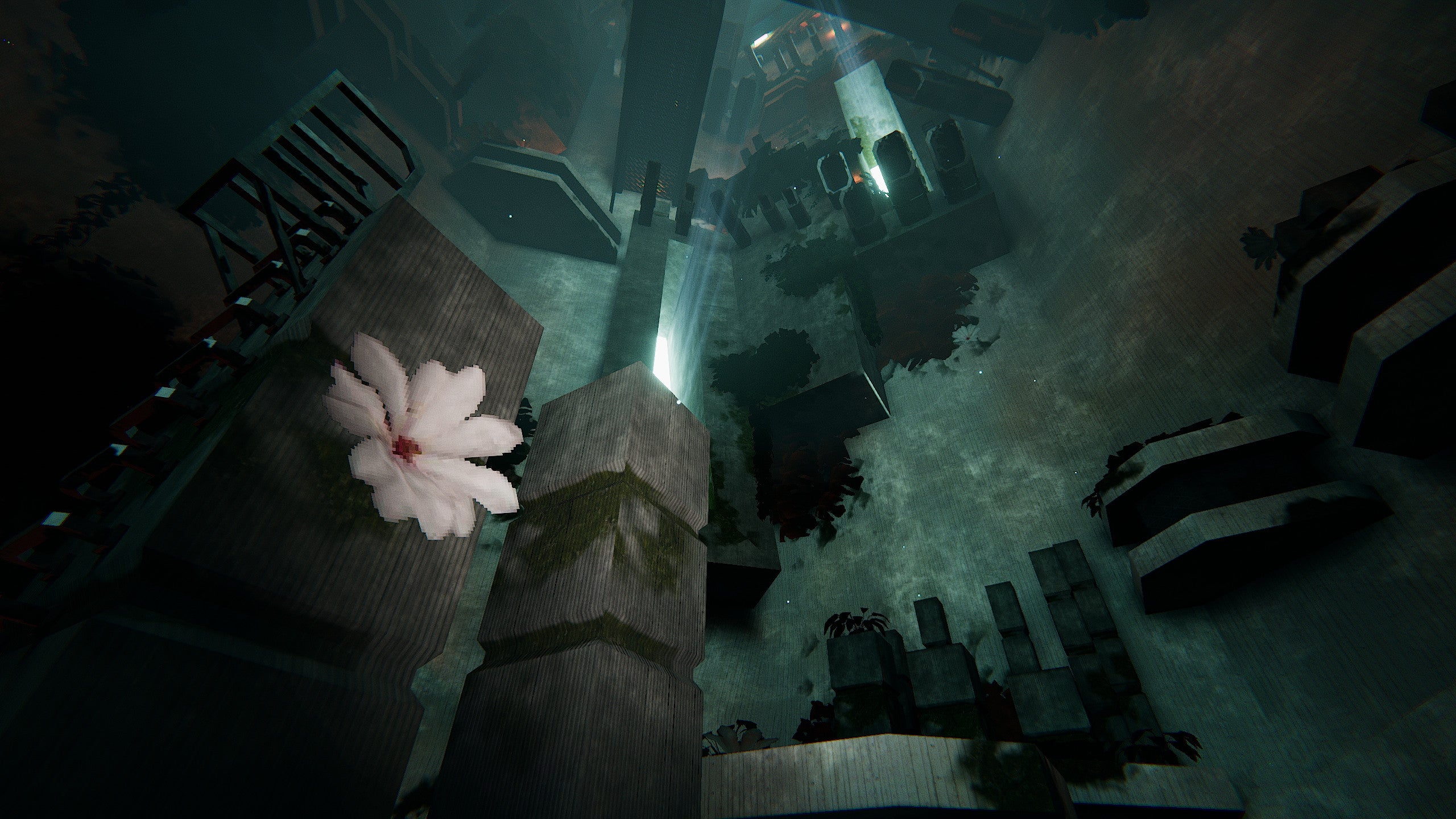 Climb a Brutalist tower in this first-person platformer inspired by Minecraft parkour