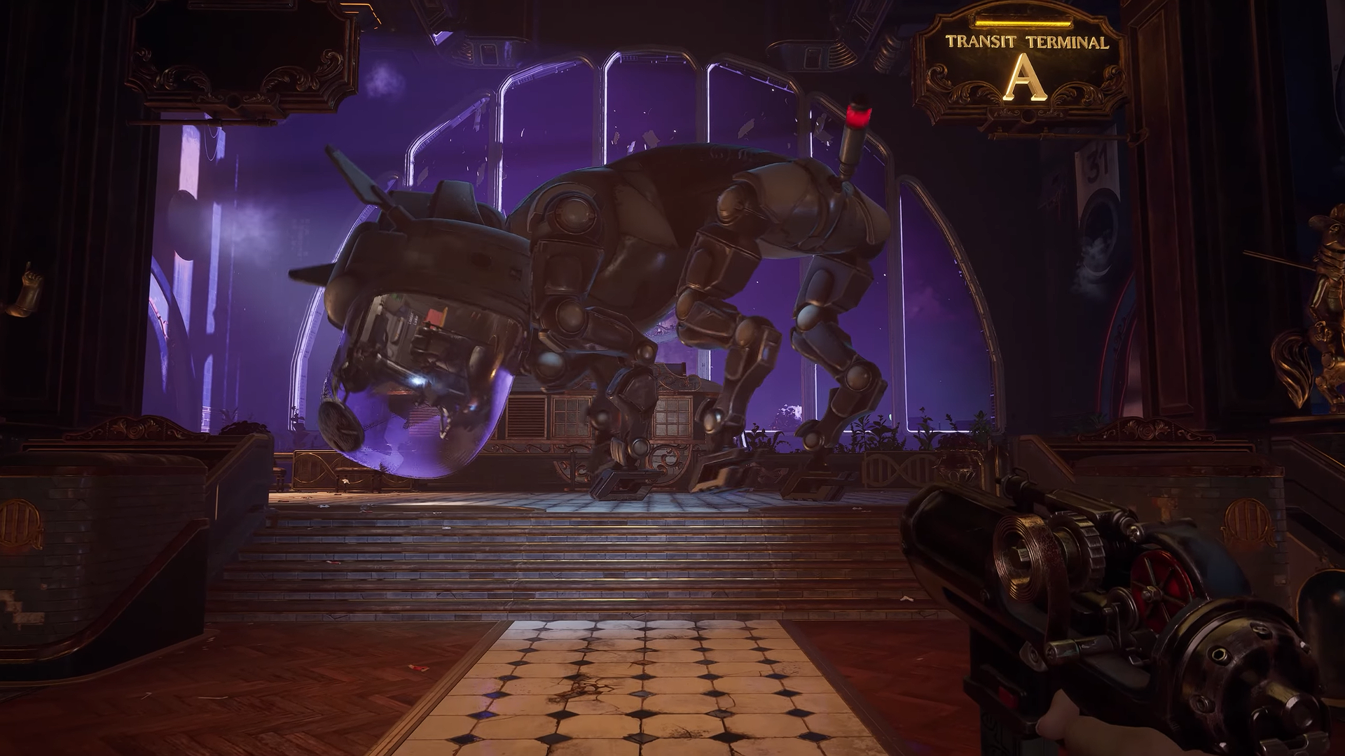 Judas has reactive difficulty, evil dentist chairs, and a giant robot dog for fast travel