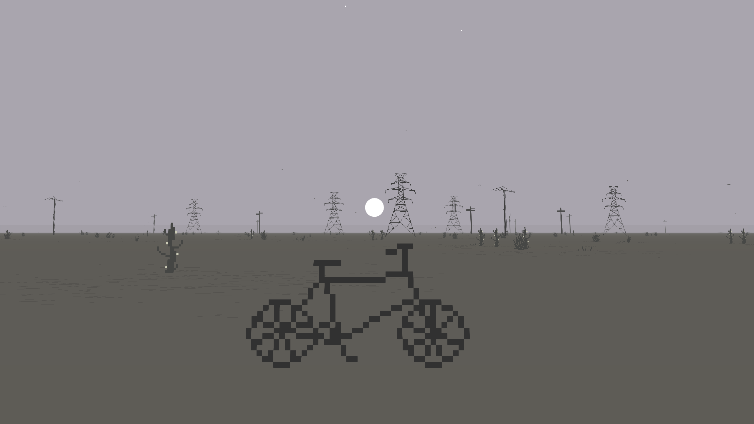 Take a weird ride with this walking simulator on a bike