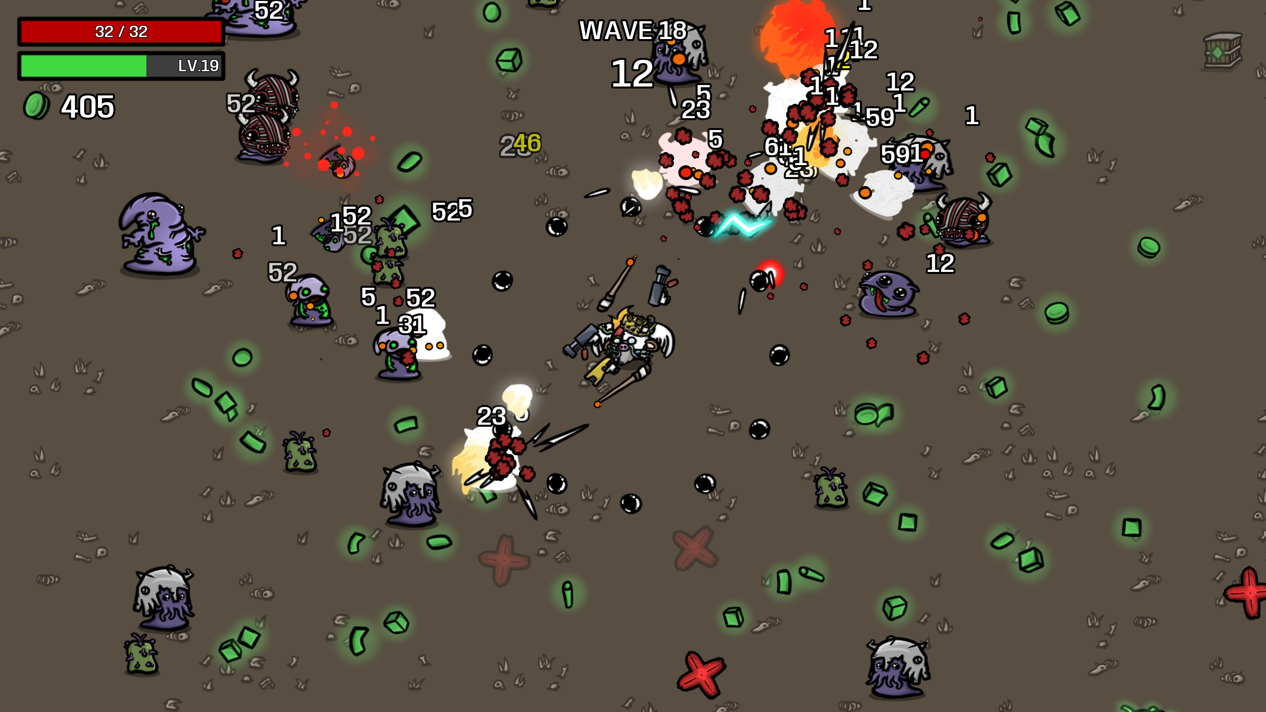 Brotato scratches that Vampire Survivors itch, faster and bloodier
