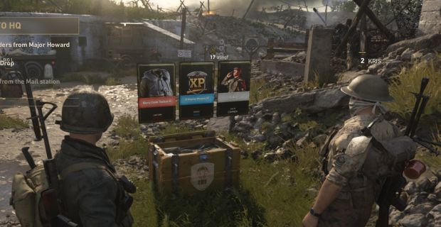 COD: WWII's loot boxes fall from the sky