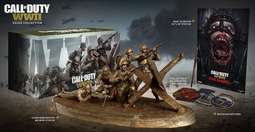 Call of Duty: WW2 Valor Collection Edition revealed, includes a bronze statue