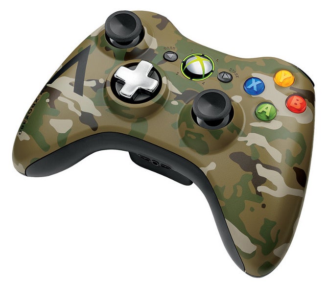 You will be able to buy a camouflaged Xbox 360 controller in two months