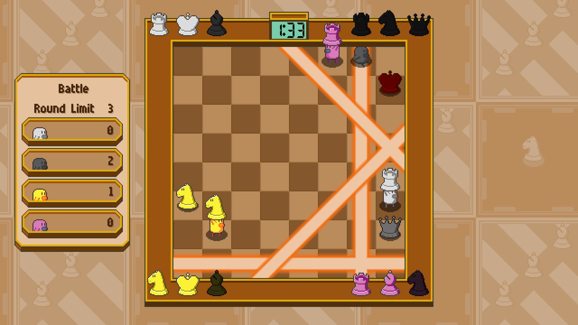 Chessplosion is like Bomberman but with chess pieces