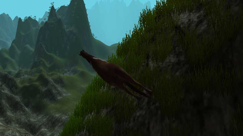 Minecraft's successor is a game about horses on cliffs, called Cliffhorse