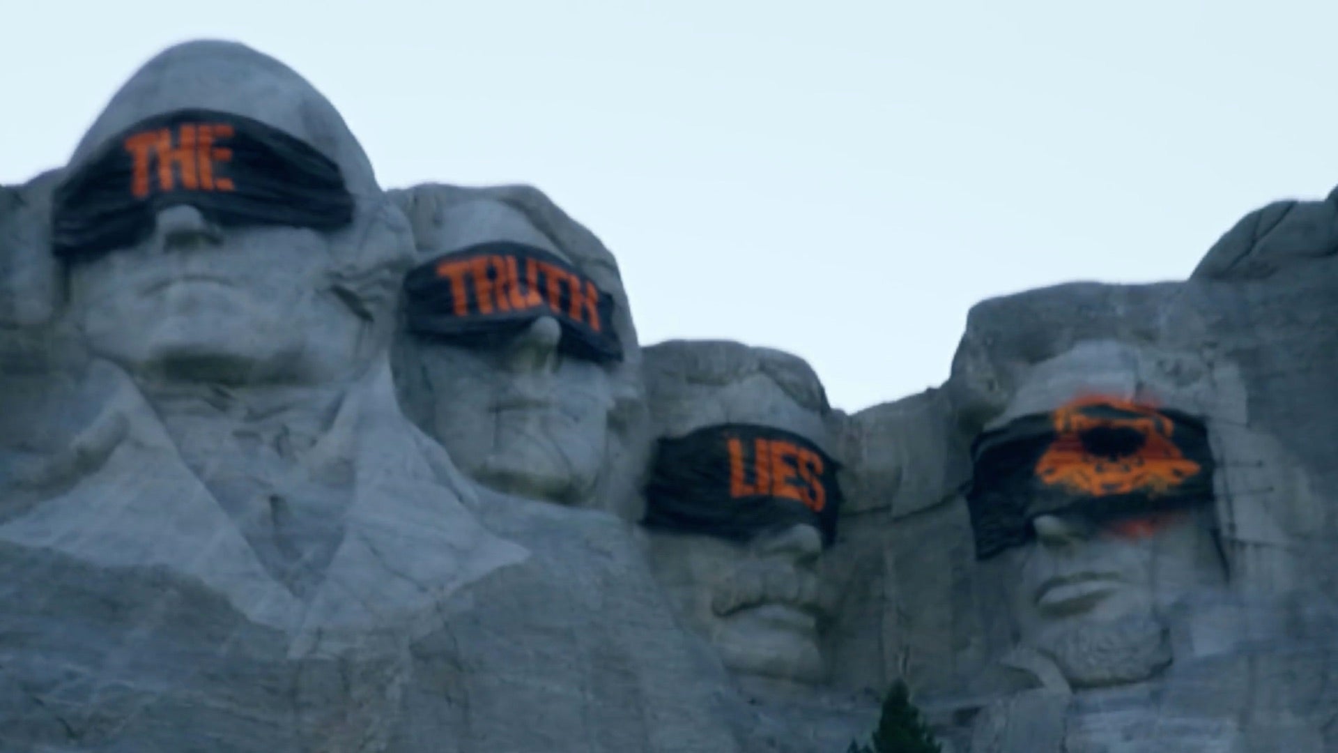 Call of Duty 2024's likely teaser site sets the mood by blindfolding Mount Rushmore