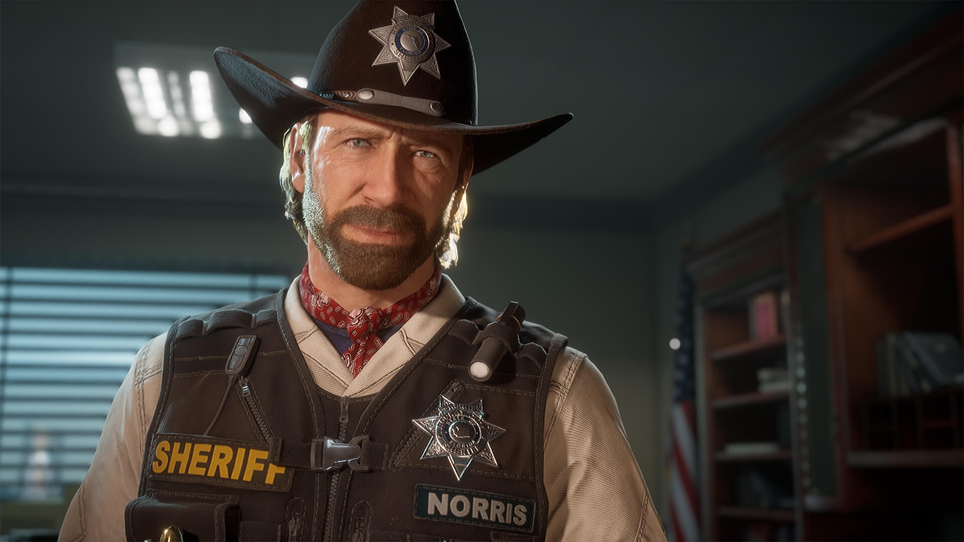 Chuck Norris, Kim Basinger, and Danny Trejo star in a new co-op heist FPS