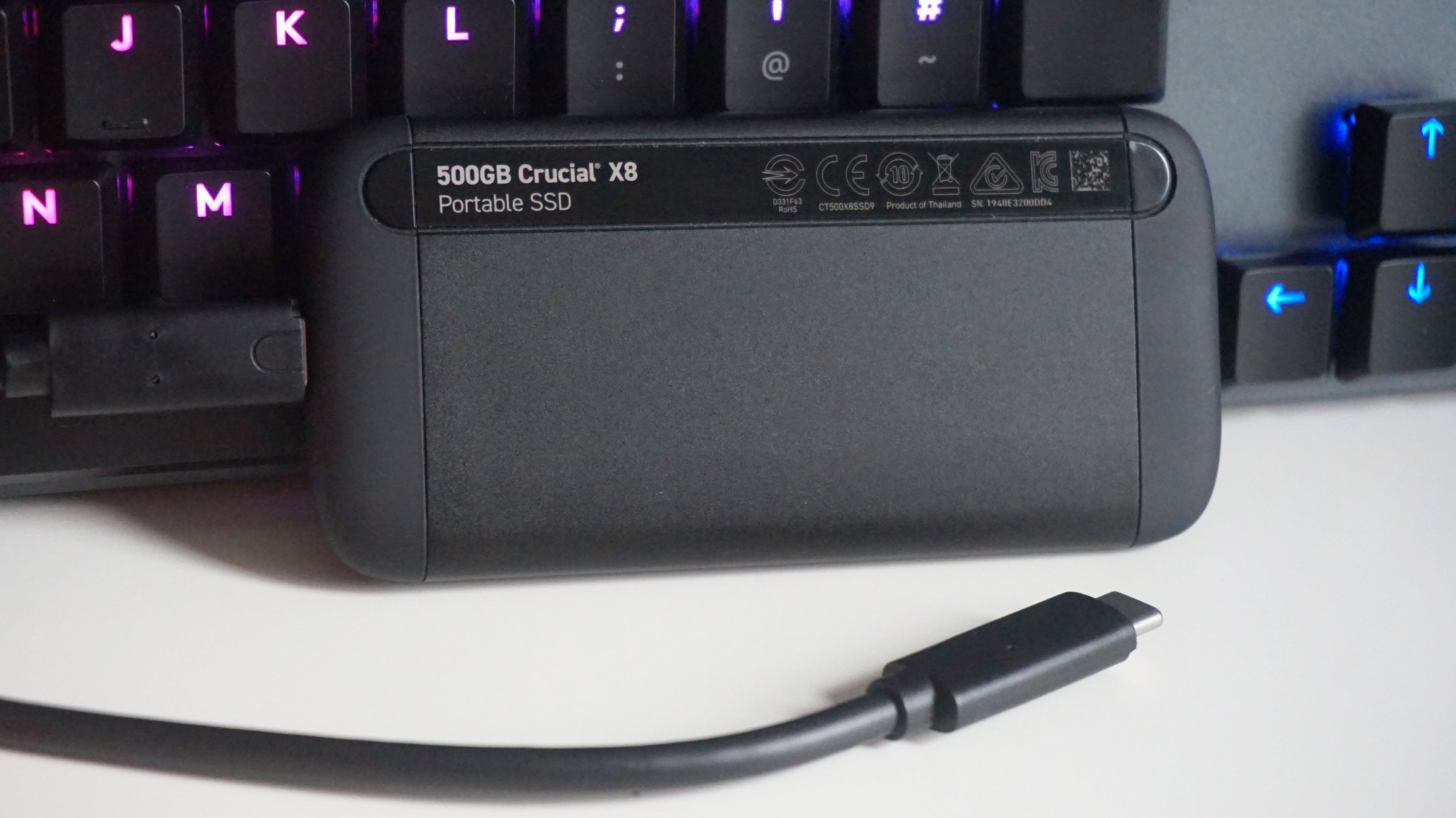 Crucial's excellent 2TB X8 portable SSD is down to £123.61 at the Crucial store