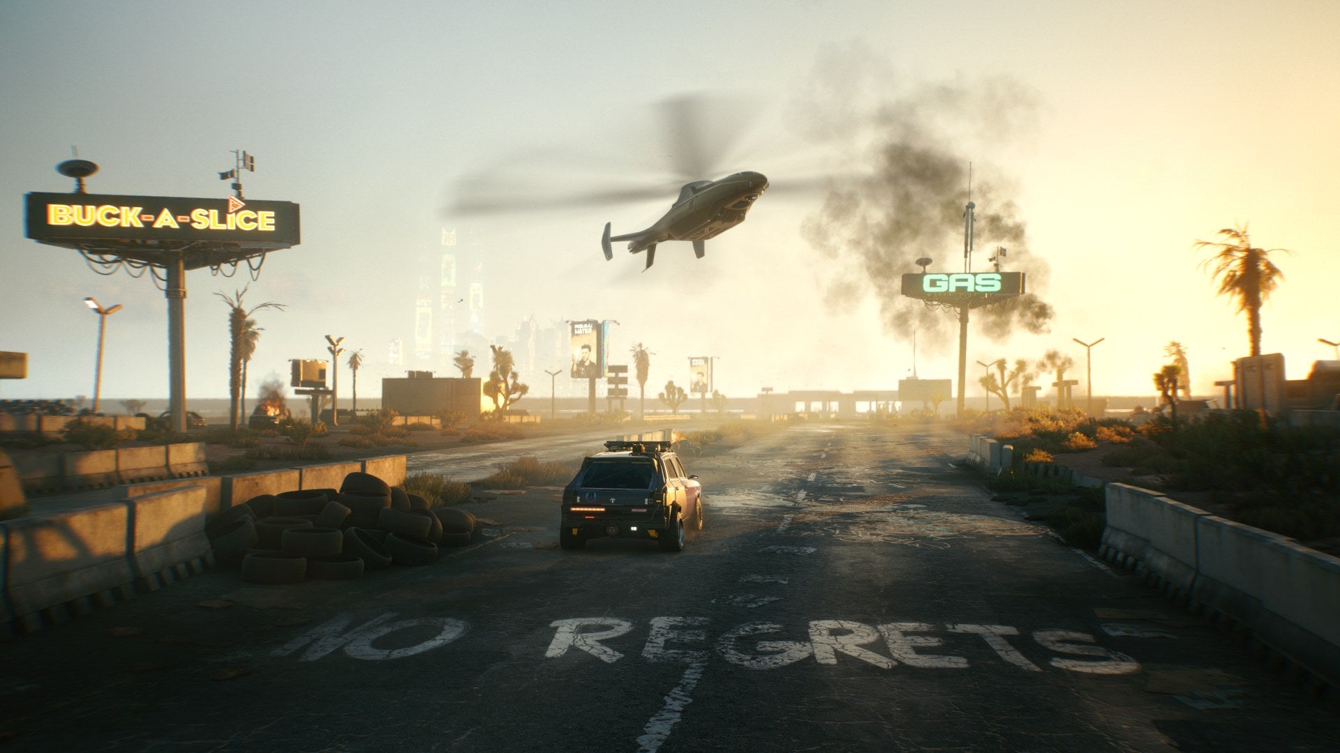 Cyberpunk 2077 takes a Nomad road trip in new footage