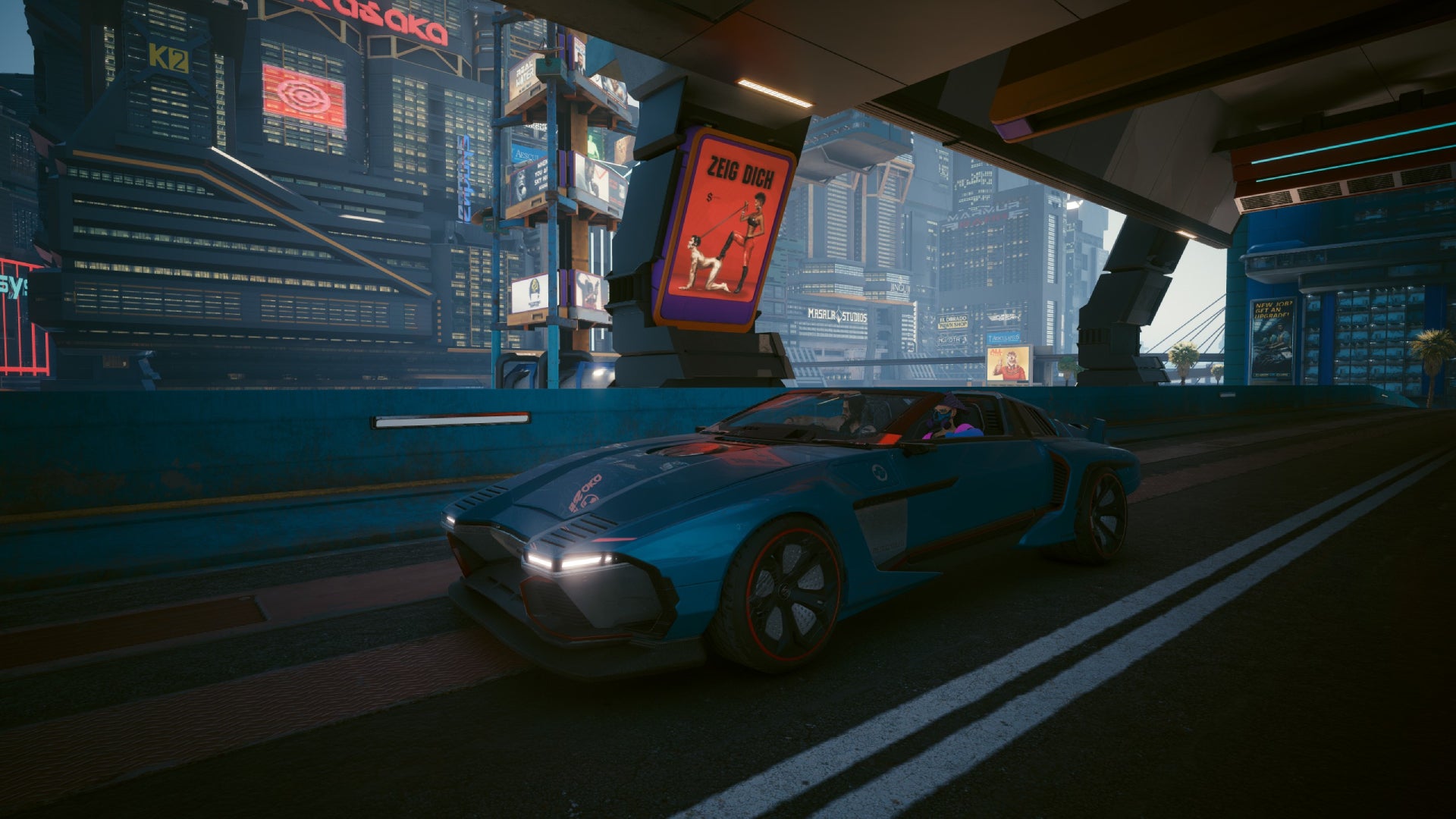 Cyberpunk 2077's latest patch disengages autodrive's sticky handbrake and gives it a pass to run every red light