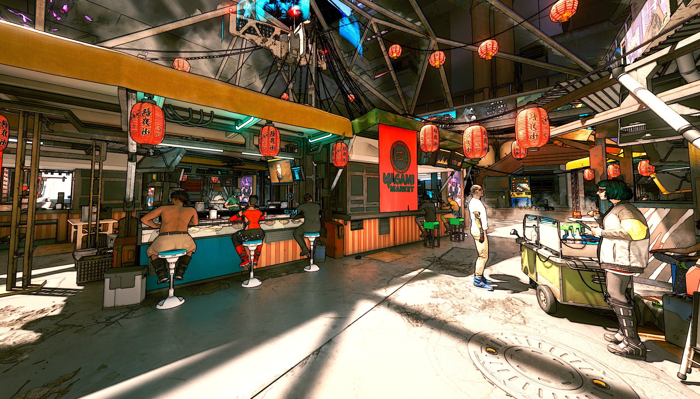 Cyberpunk 2077 mod gives the game a Borderlands look