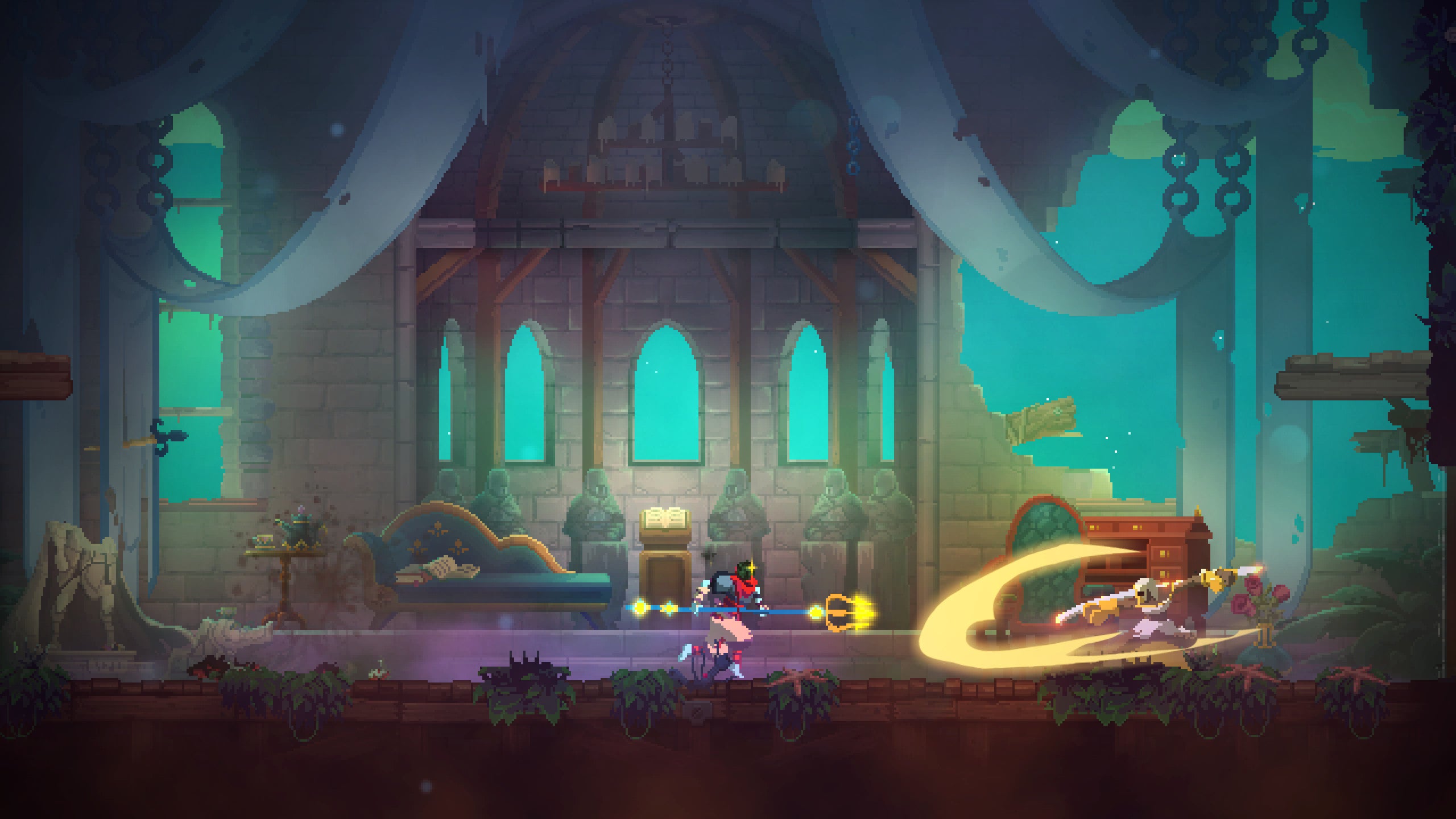 Dead Cells' nautical-themed DLC has a throwable shark