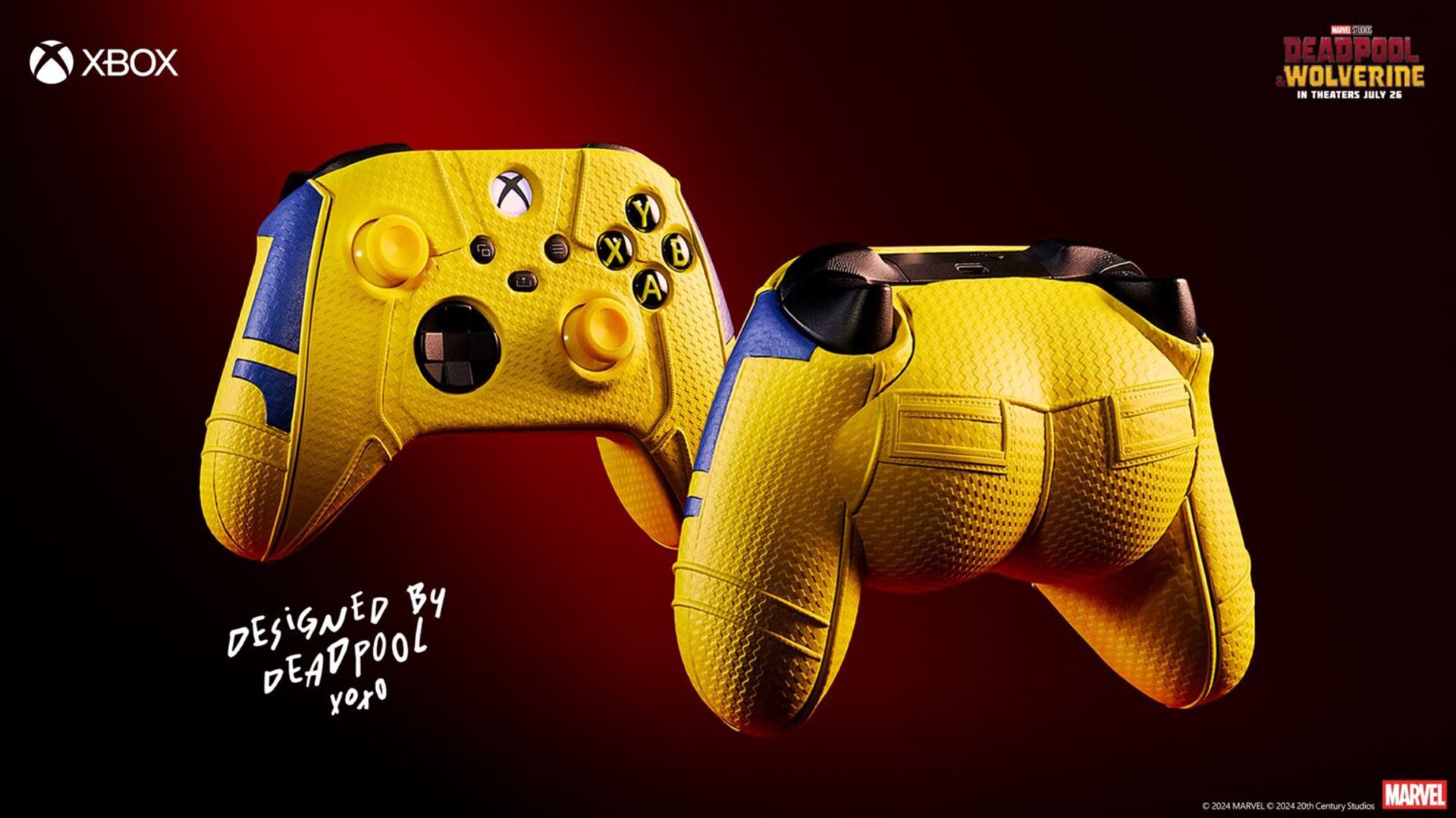 Fear not, Wolverine has also got his arse on an Xbox controller