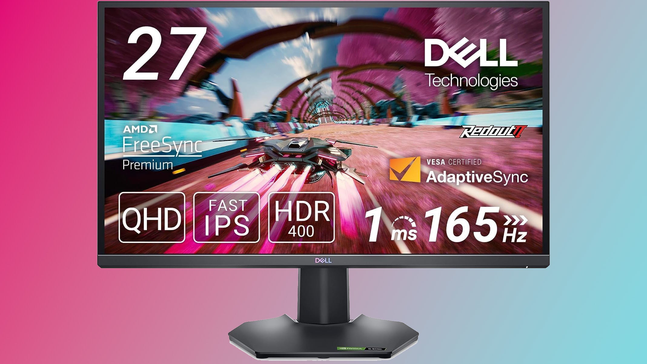 Dell's entry-level 1440p 165Hz Fast IPS monitor is down to £209 after a £90 discount