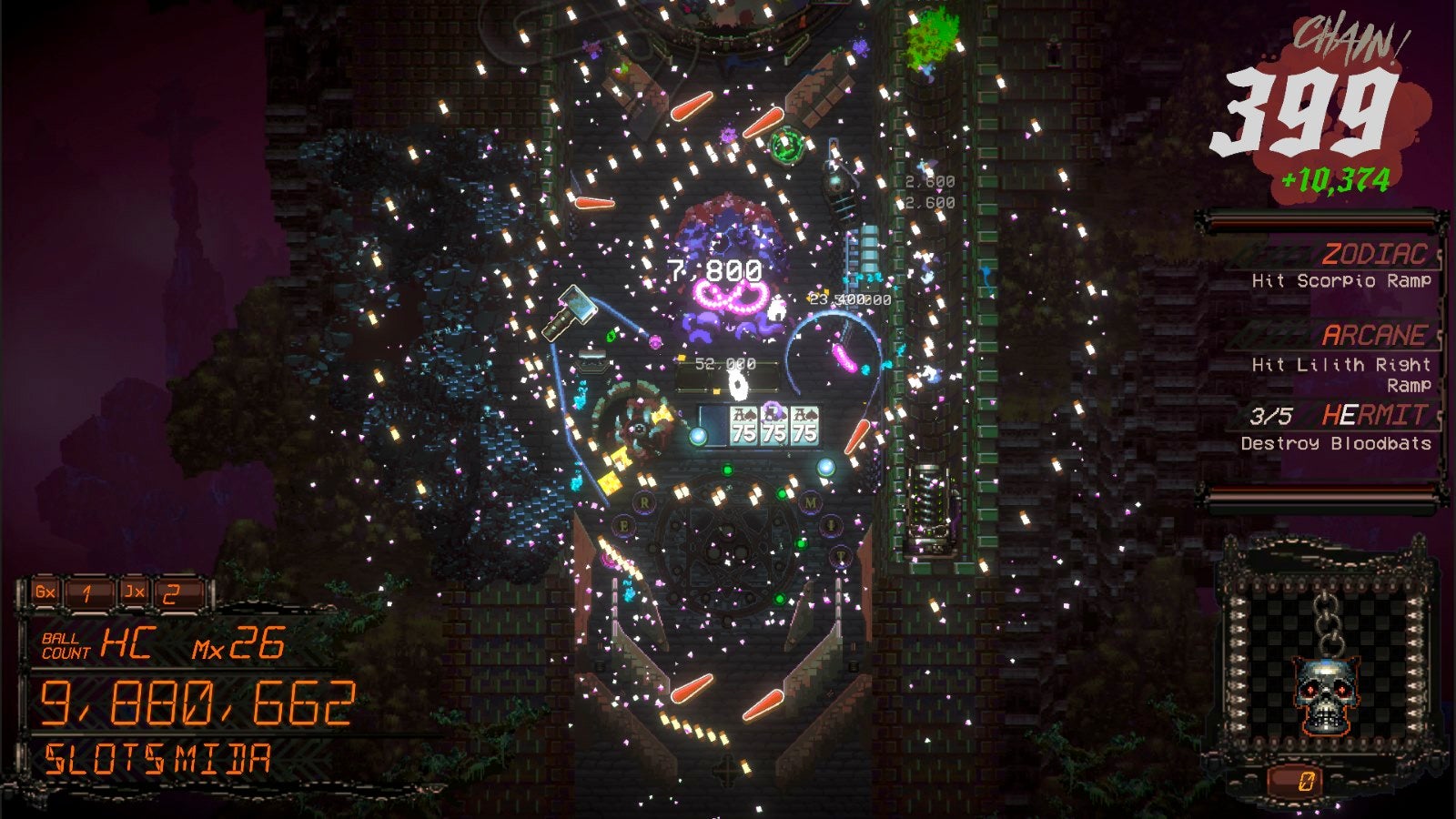 Demon's Tilt: Occult Pinball Action hits early acess