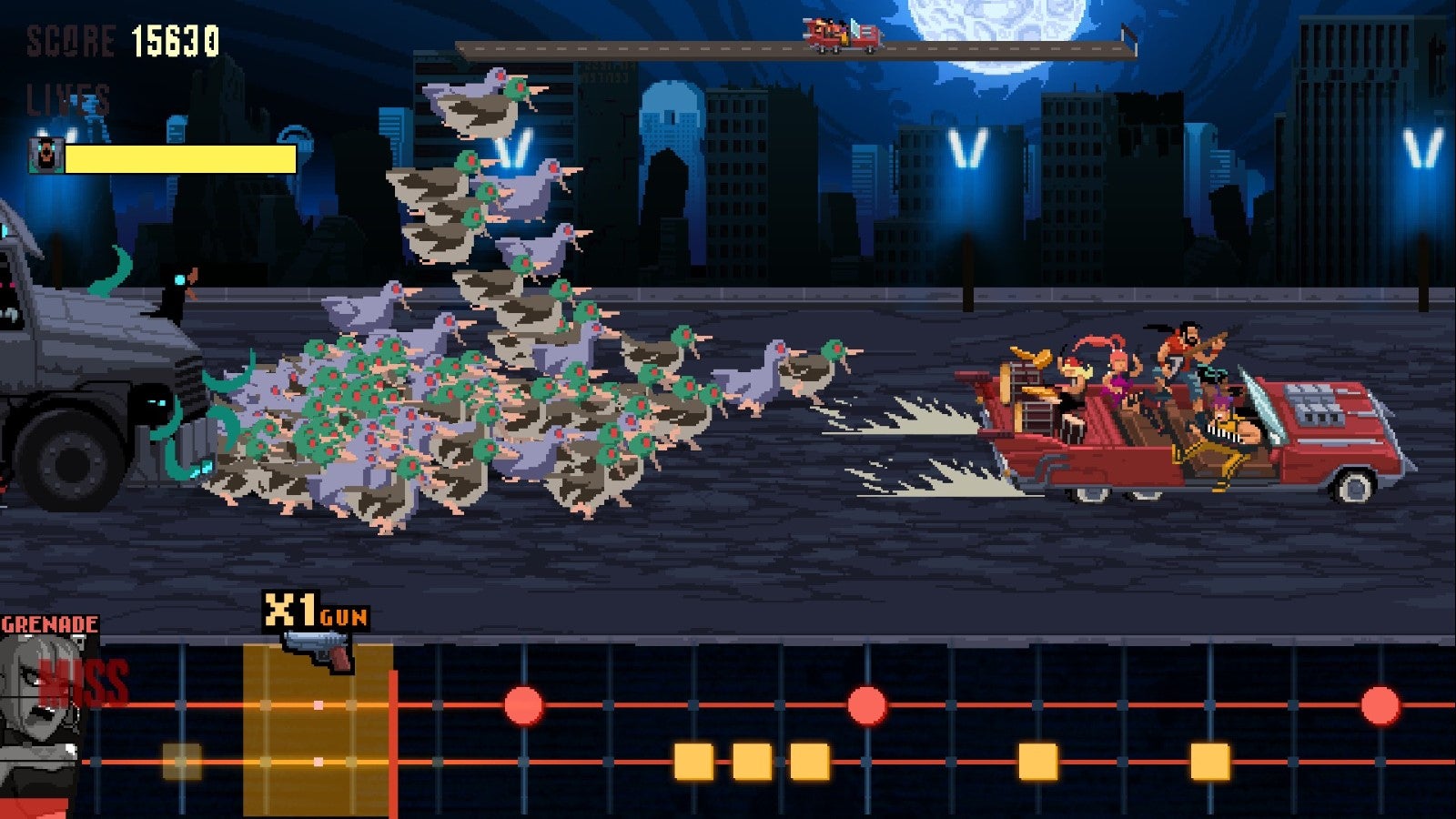 Double Kick Heroes rocks out on the Fury Road this update