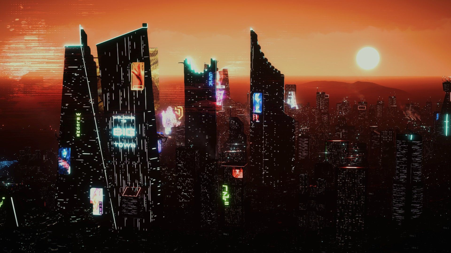 In Dystopika you are the chill landscaper of a vast cyberpunk city, and it is exactly my cup of noodles