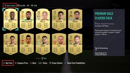 EA now lets you see what's in FIFA loot boxes before you buy them