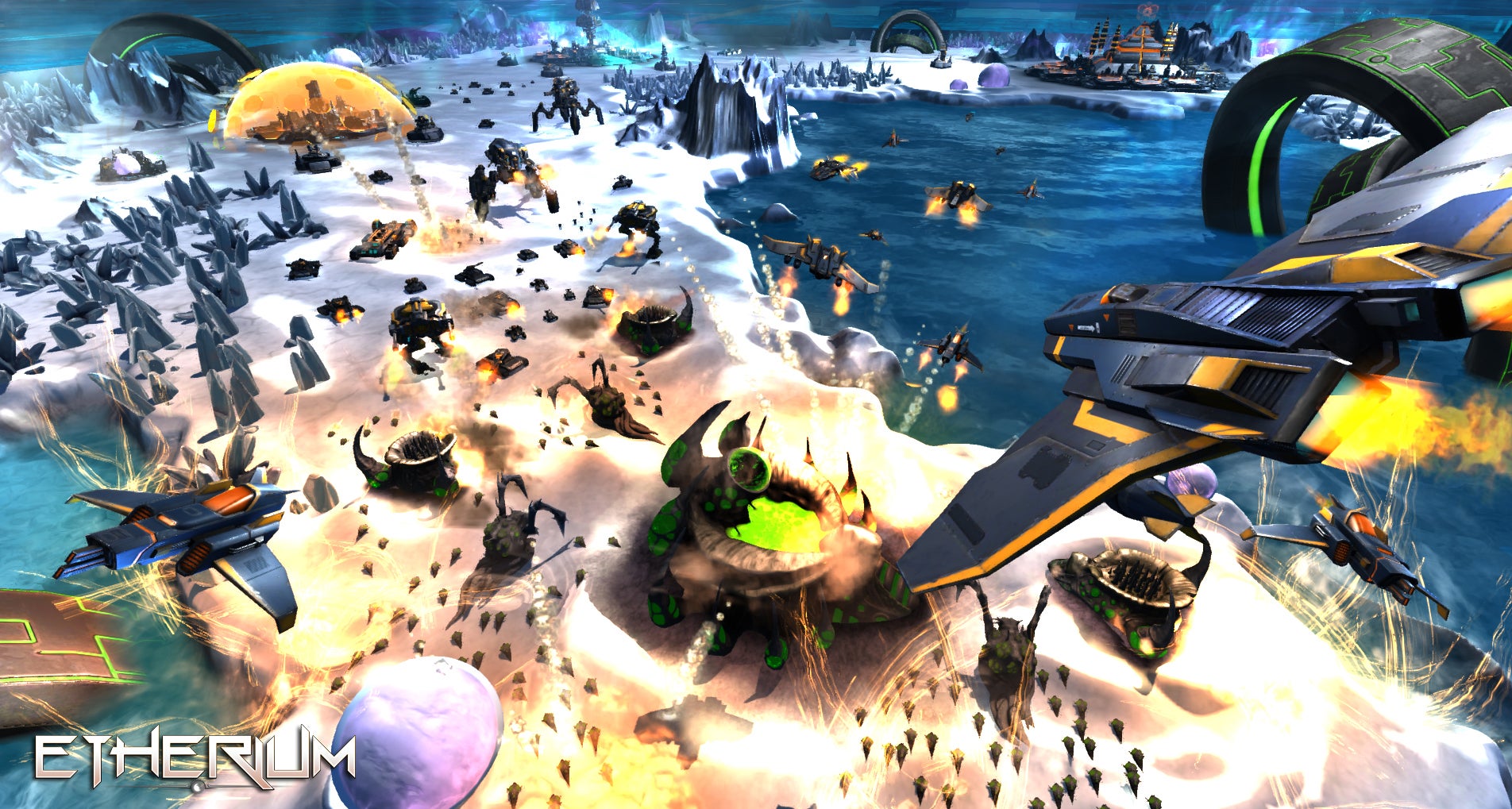 Etherium launch trailer is full of explosive future tech
