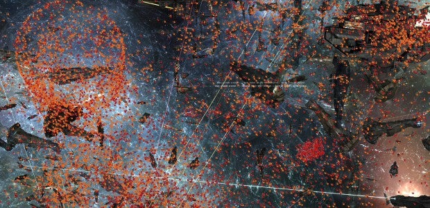 EVE Online's Largest Battle To Be Marked By Ship Graveyard