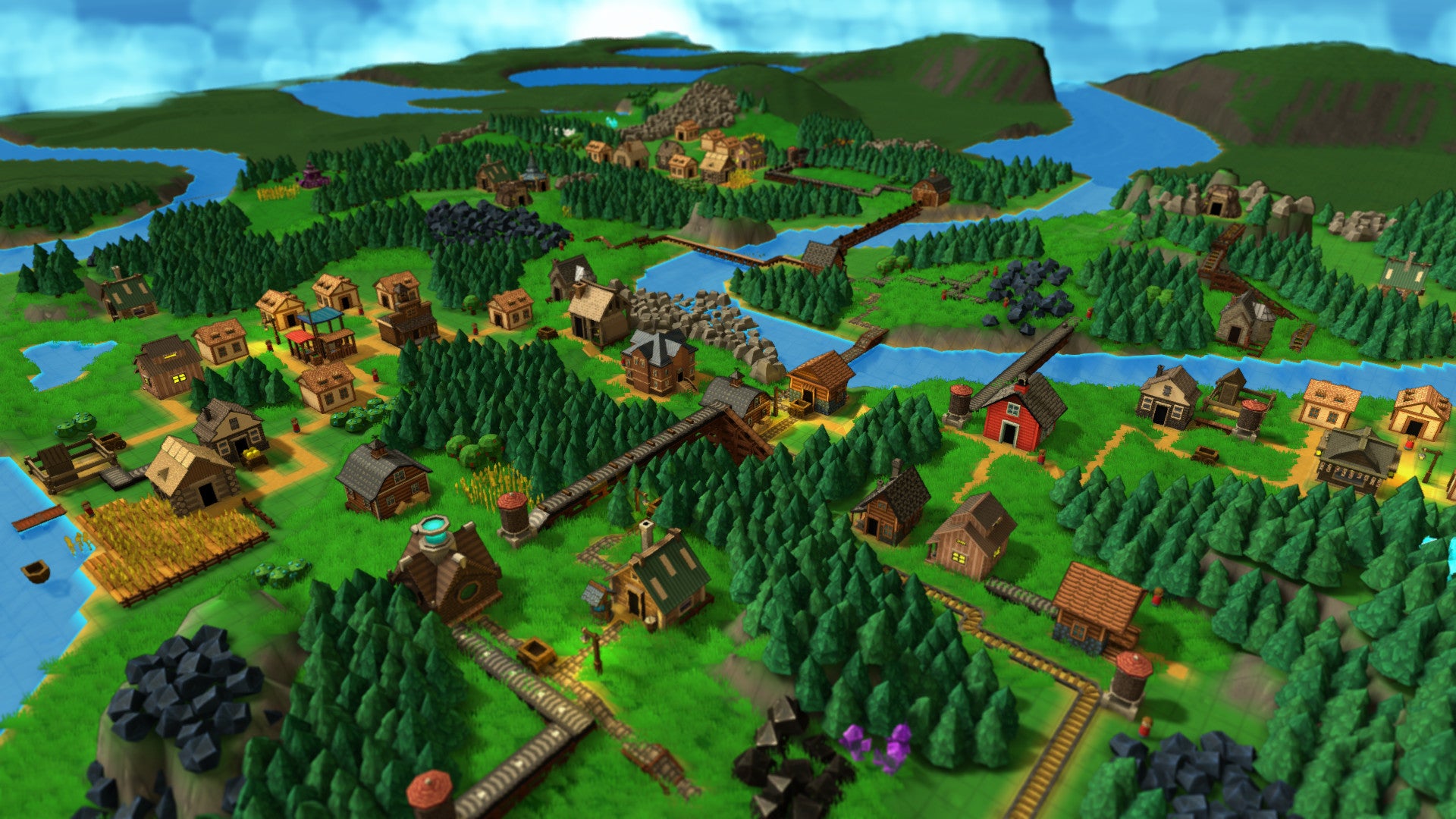 Factory Town is a cute little production line game