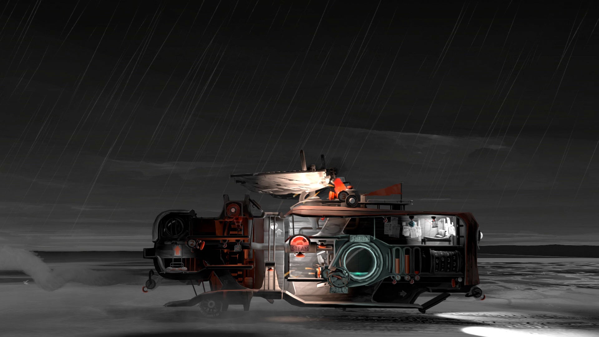 Explore dried-out seabeds in Far: Lone Sails' post-apocalypse