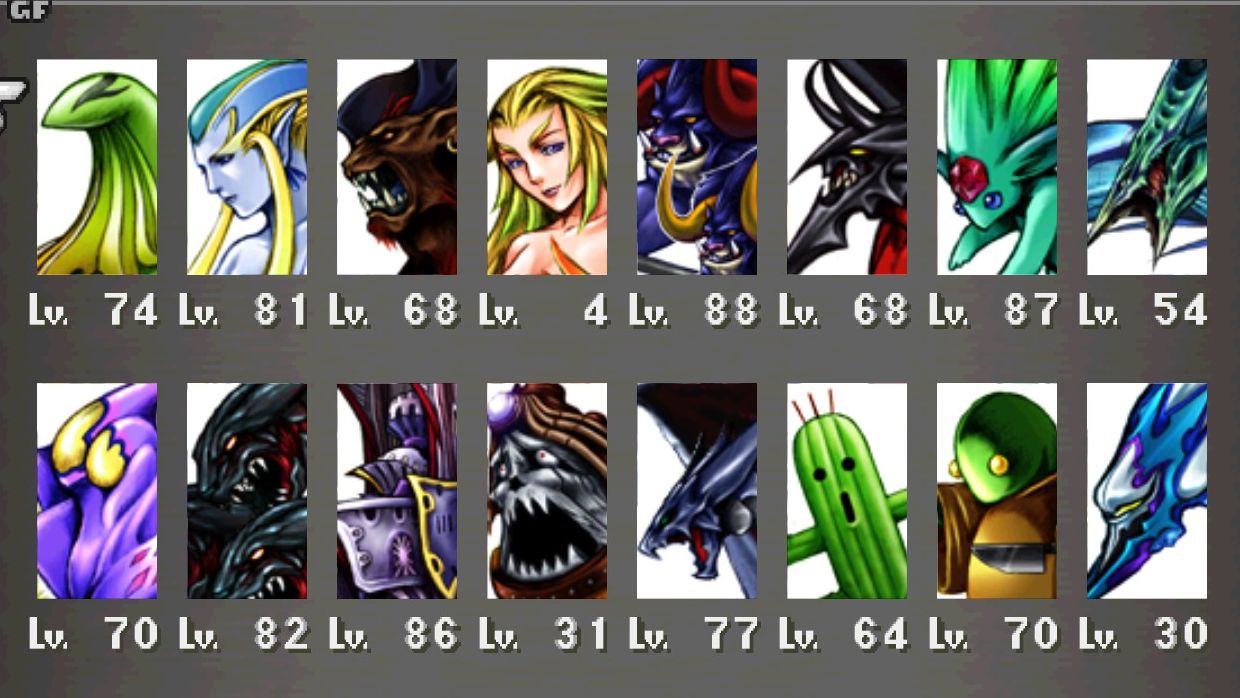 Final Fantasy VIII's GFs ranked