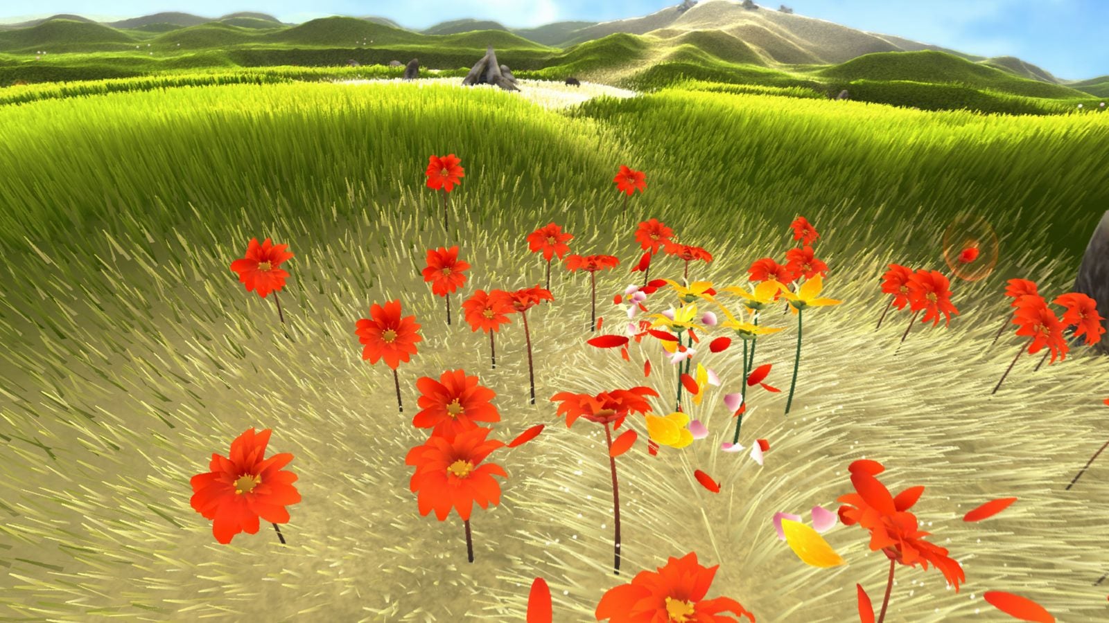 Flower breezes gently onto PC today