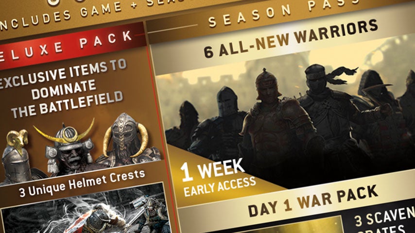 For Honor Season Pass detailed and yanked, but not before suggesting premium DLC characters are happening