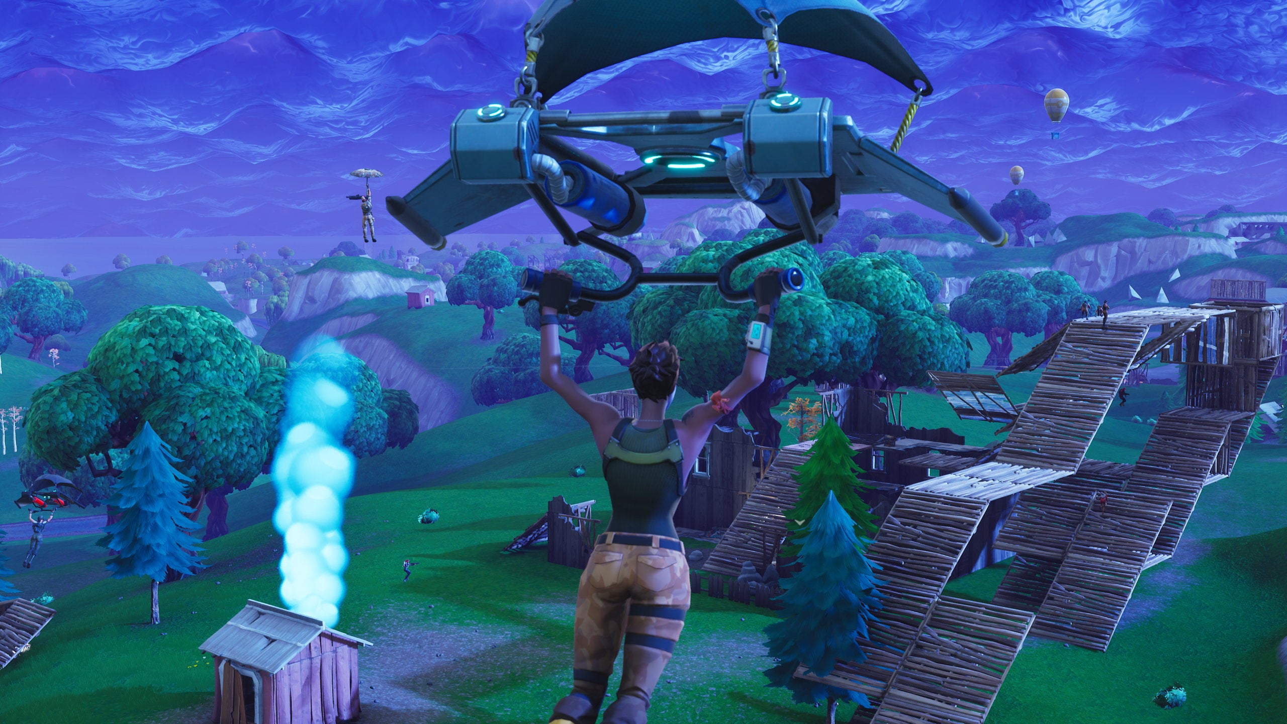 Fortnite's new 50v50 mode takes to the skies