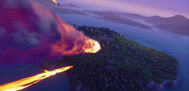 Fortnite Battle Royale's comet hits, starting season 4