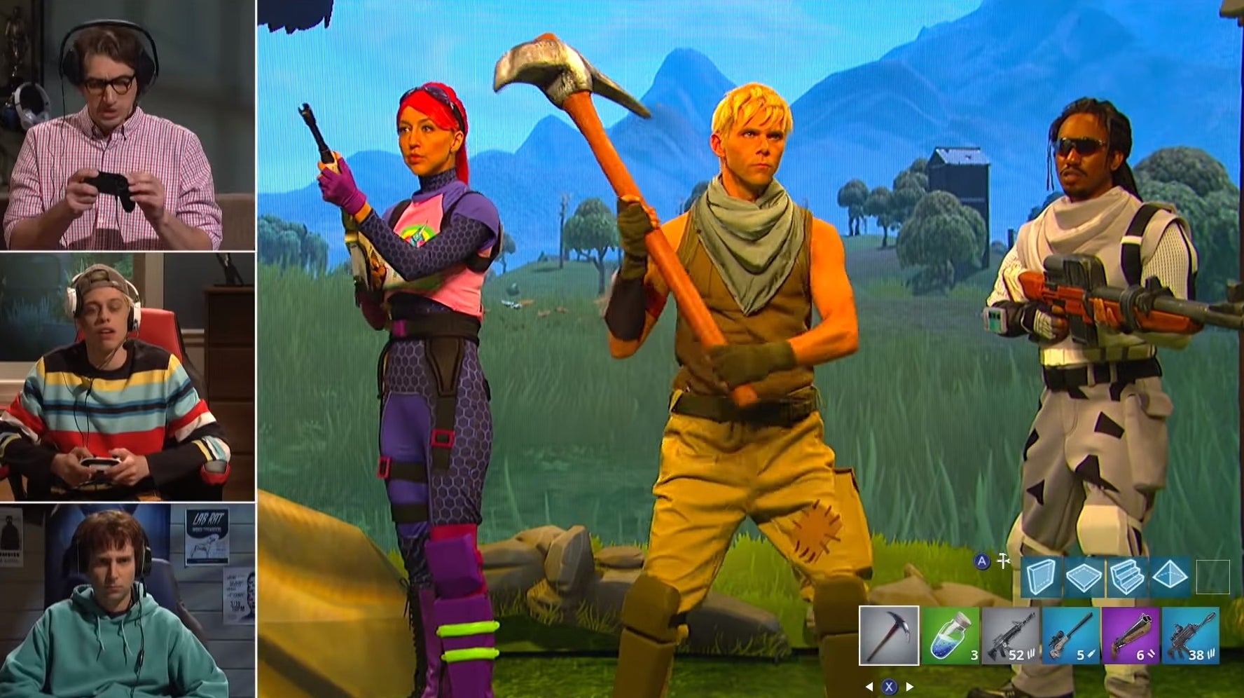 Adam Driver parodied Fortnite in a great Saturday Night Live sketch